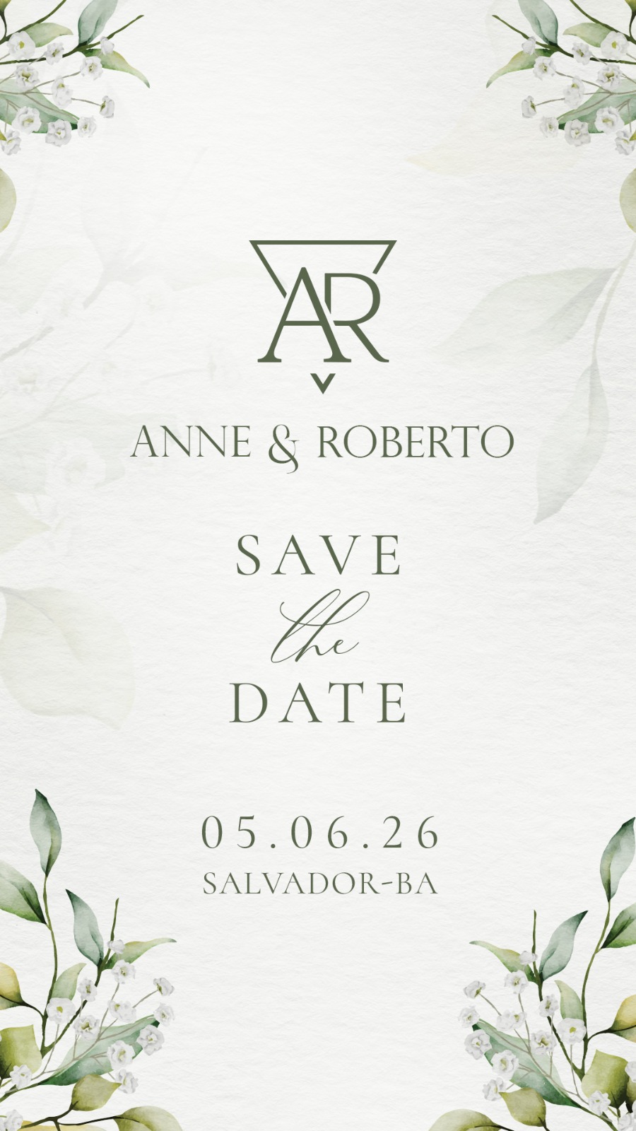 Save the Date - Anne & Roberto
