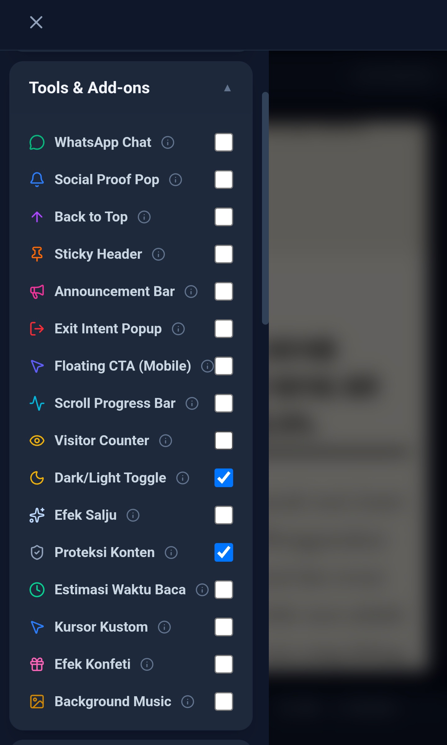 Tools Panel