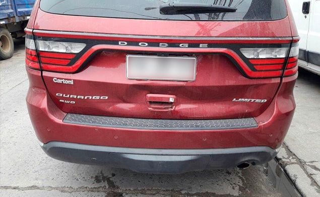 Dodge Durango antes de reparación