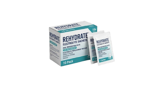 Rehydrate Electrolyte Sachets 10s