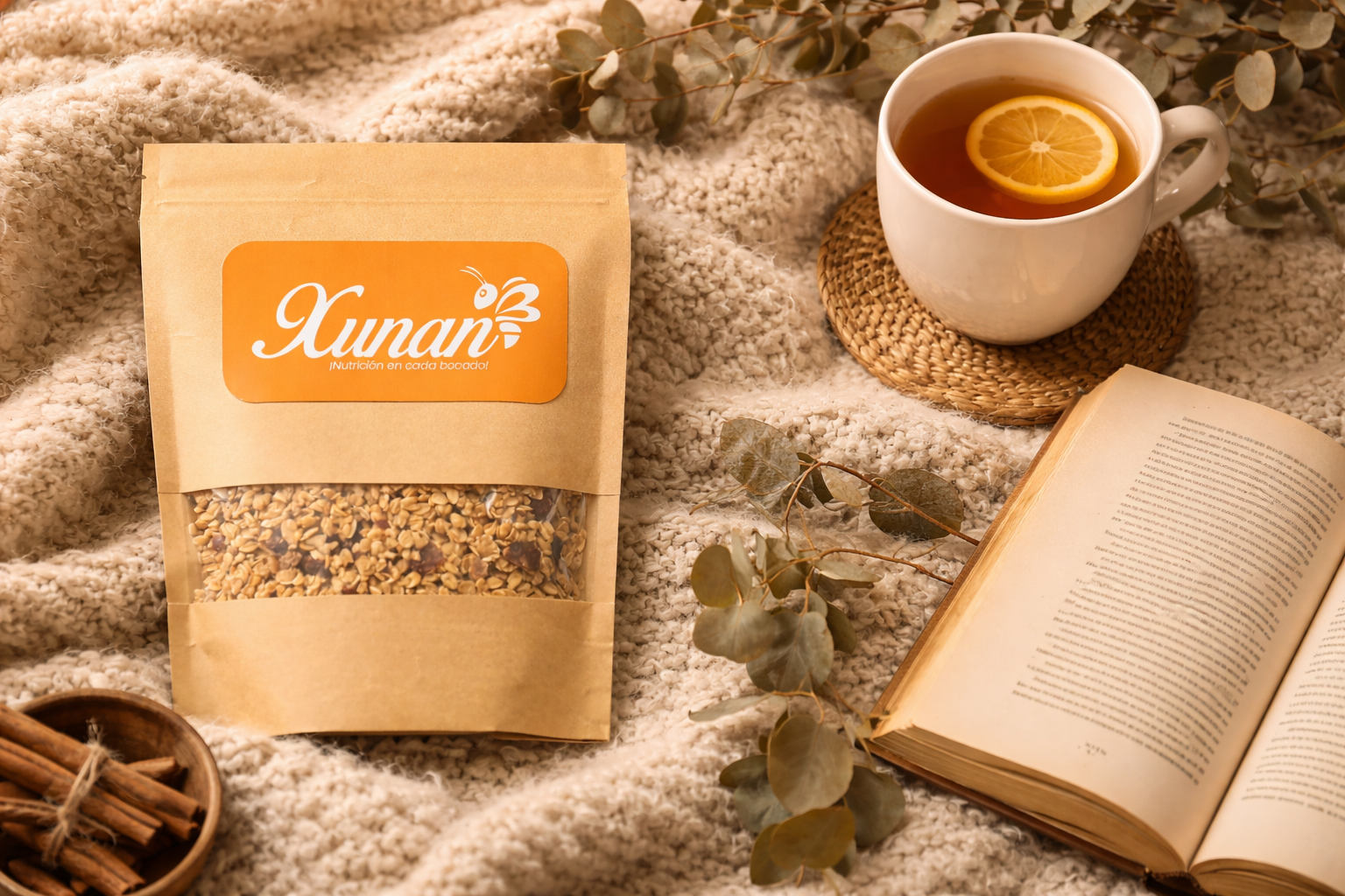 Desayuno acogedor con Xunan Granola