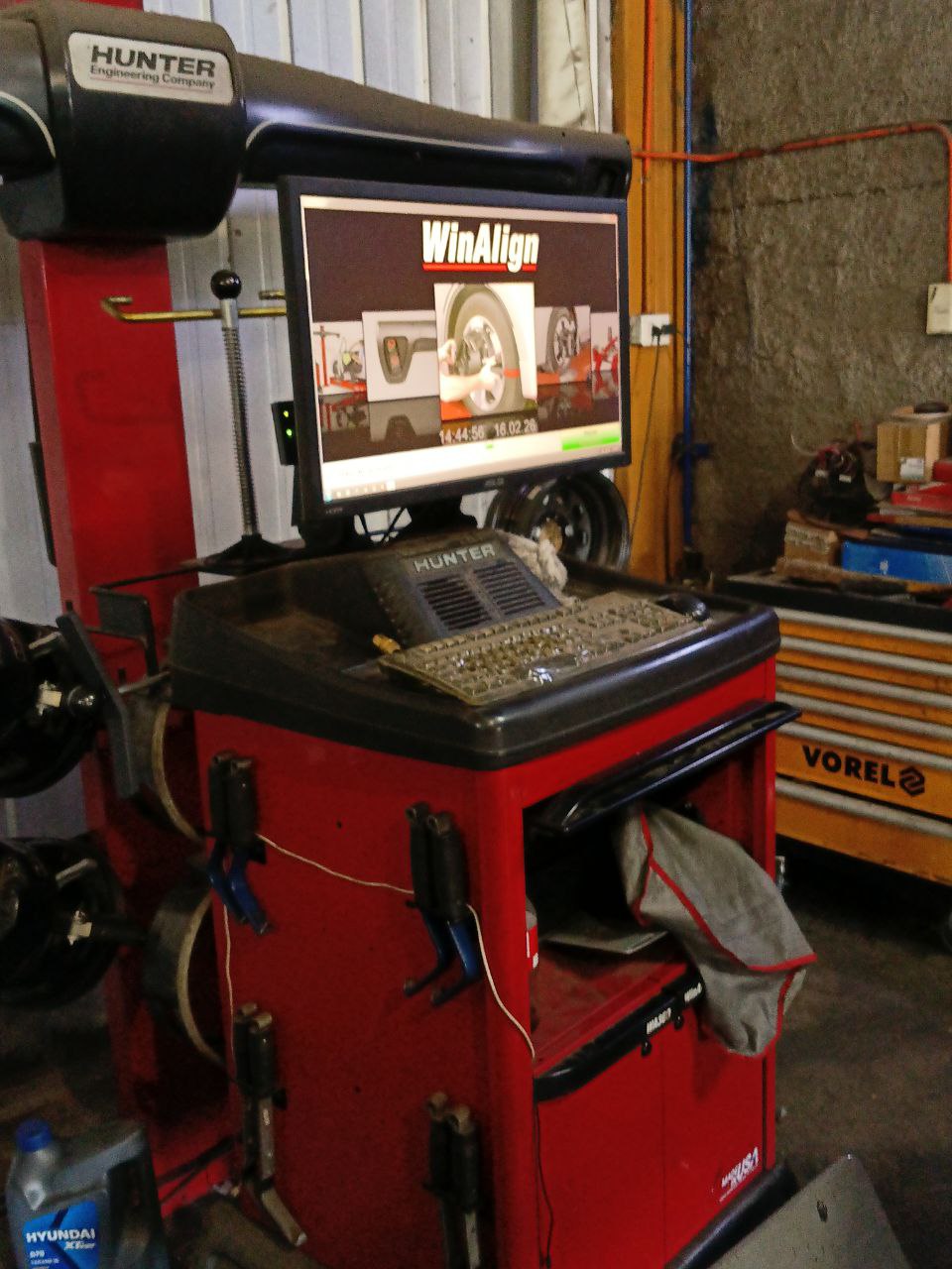 Vista general del taller mecánico