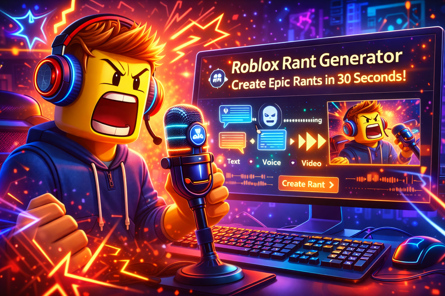 Roblox Rant Generator in action - creating epic rants for games