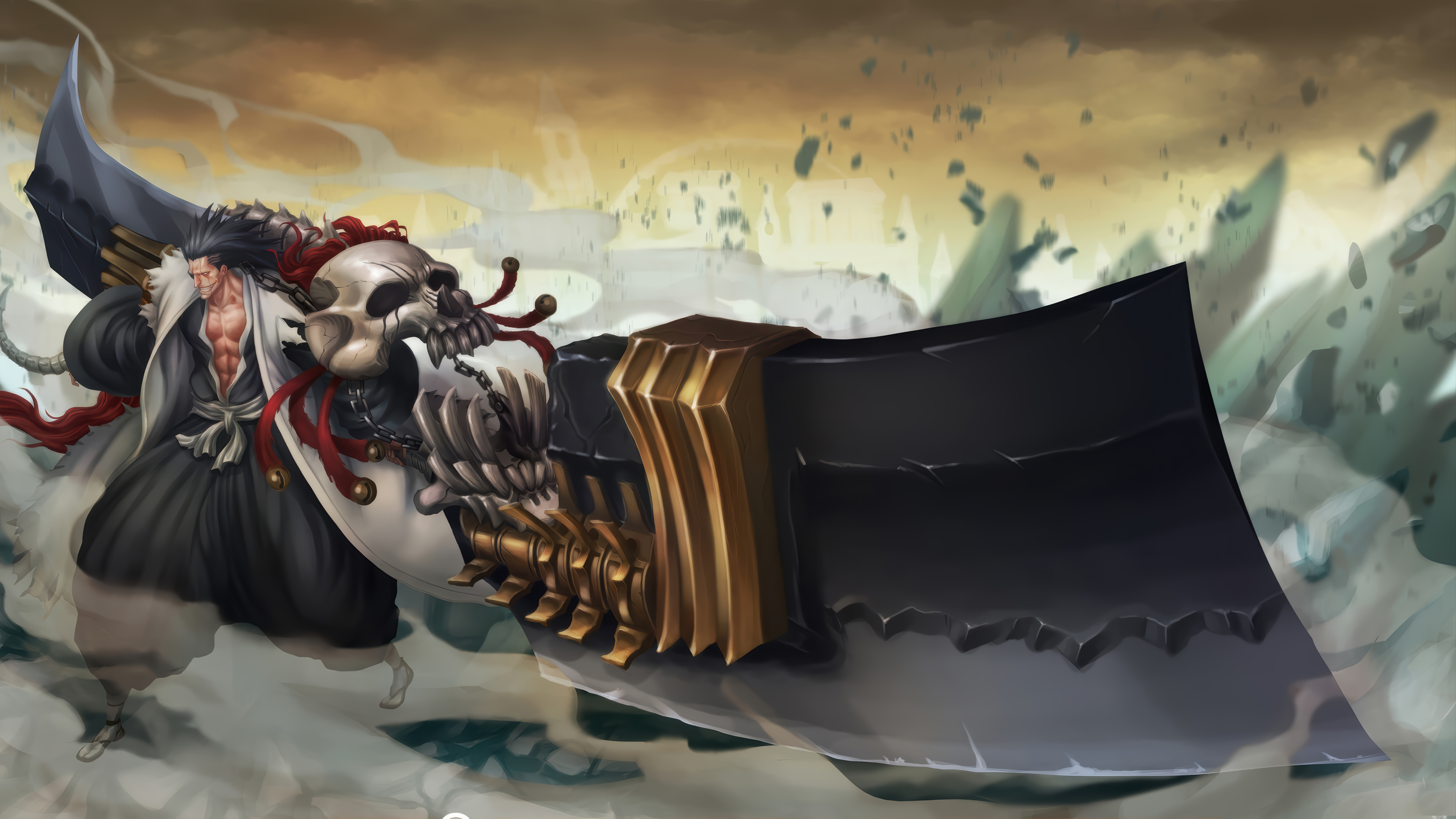 Huge Weapon Warrior Ruins Anime