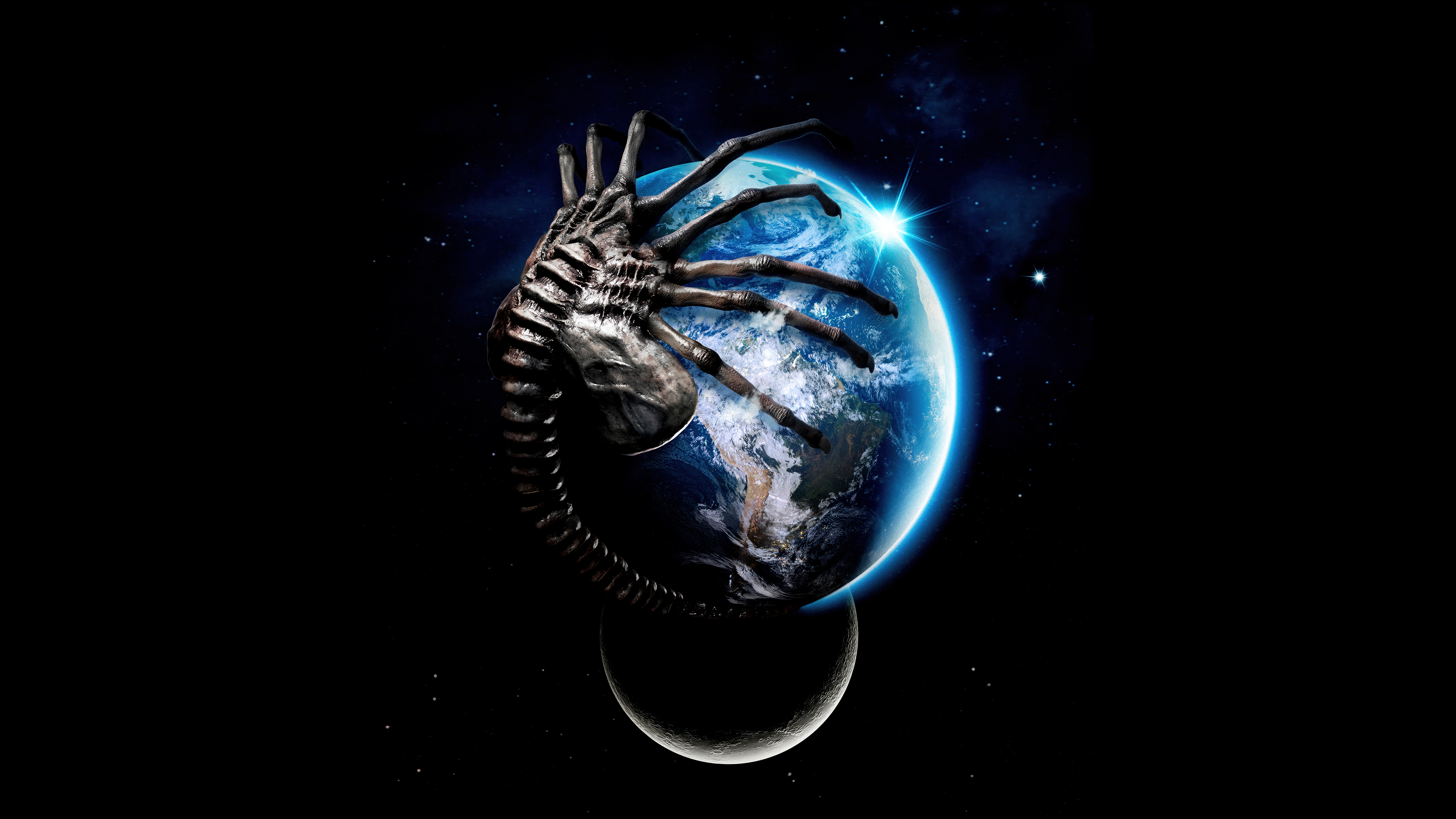 Alien Facehugger Space