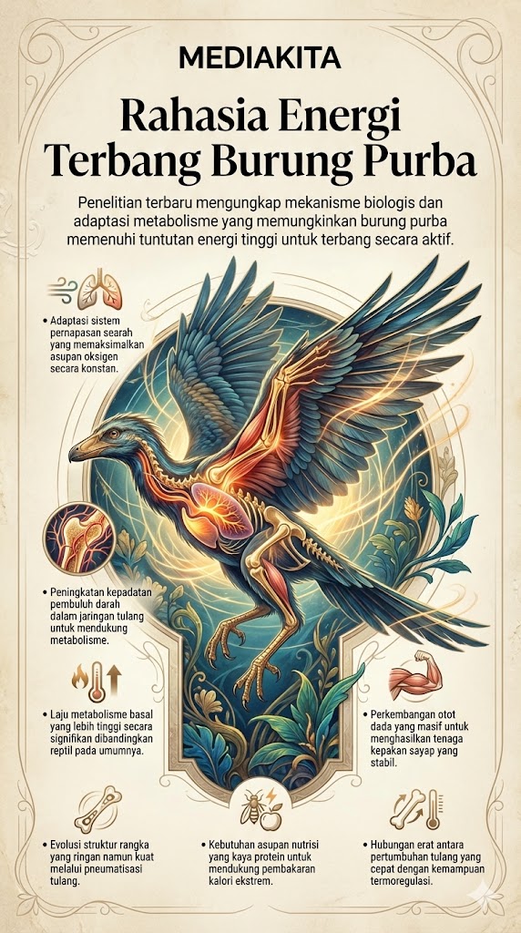 Rahasia Energi Terbang Burung Purba