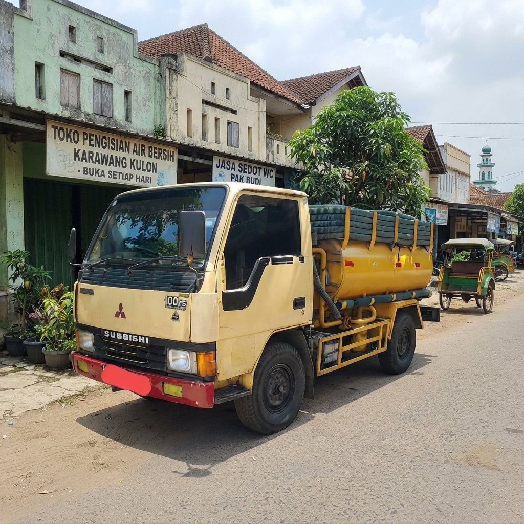 Armada sedot WC di Karawang Kulon