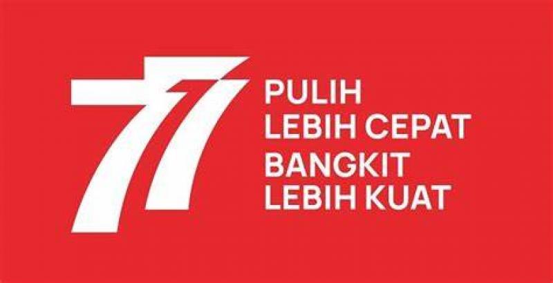 Logo HUT RI ke-77