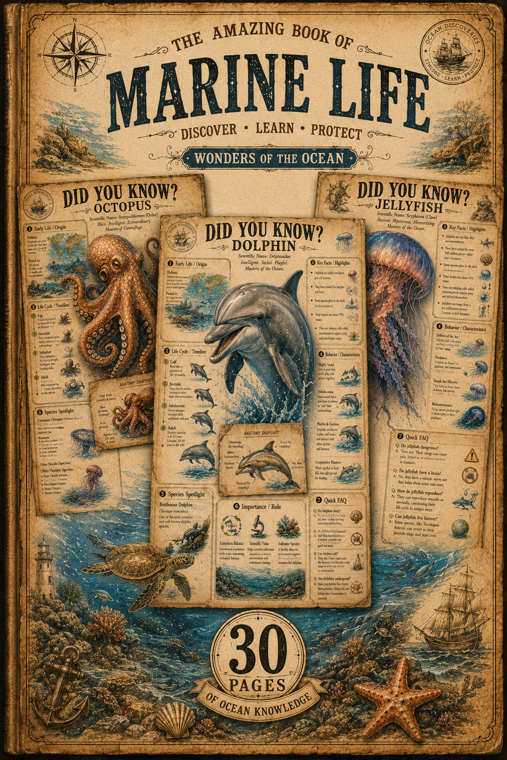 Did You Know? Amazing Marine Animals Book