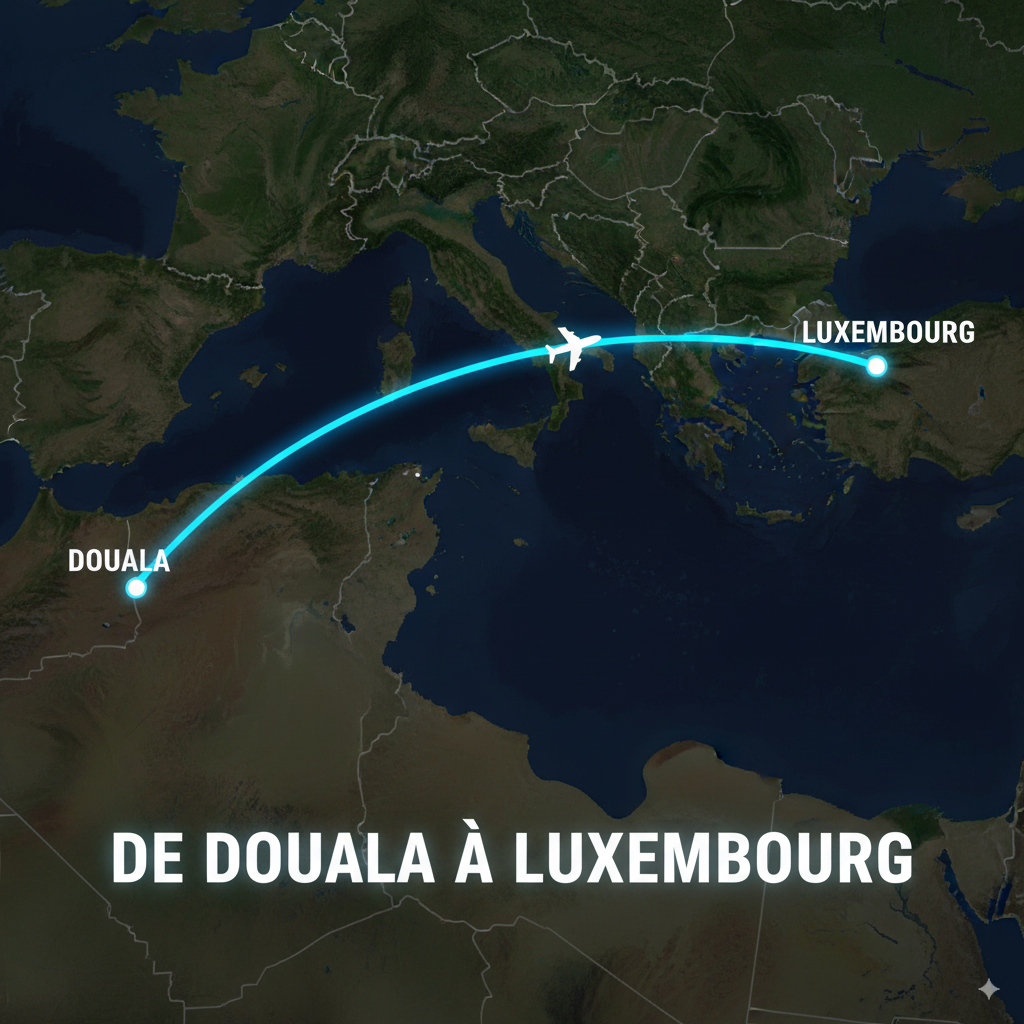 Carte Afrique-Europe