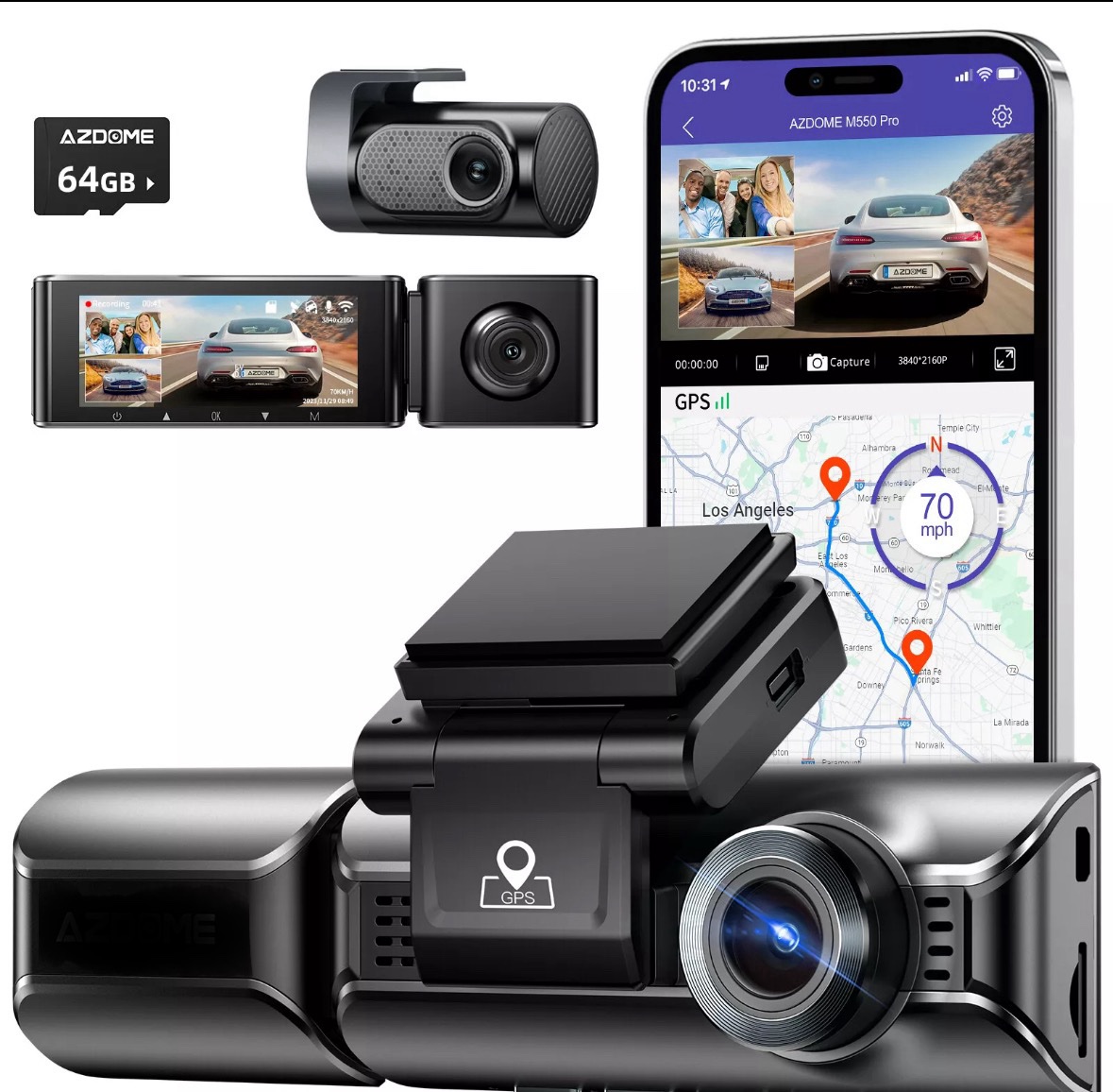 AZDOME M550 Pro Dashcam