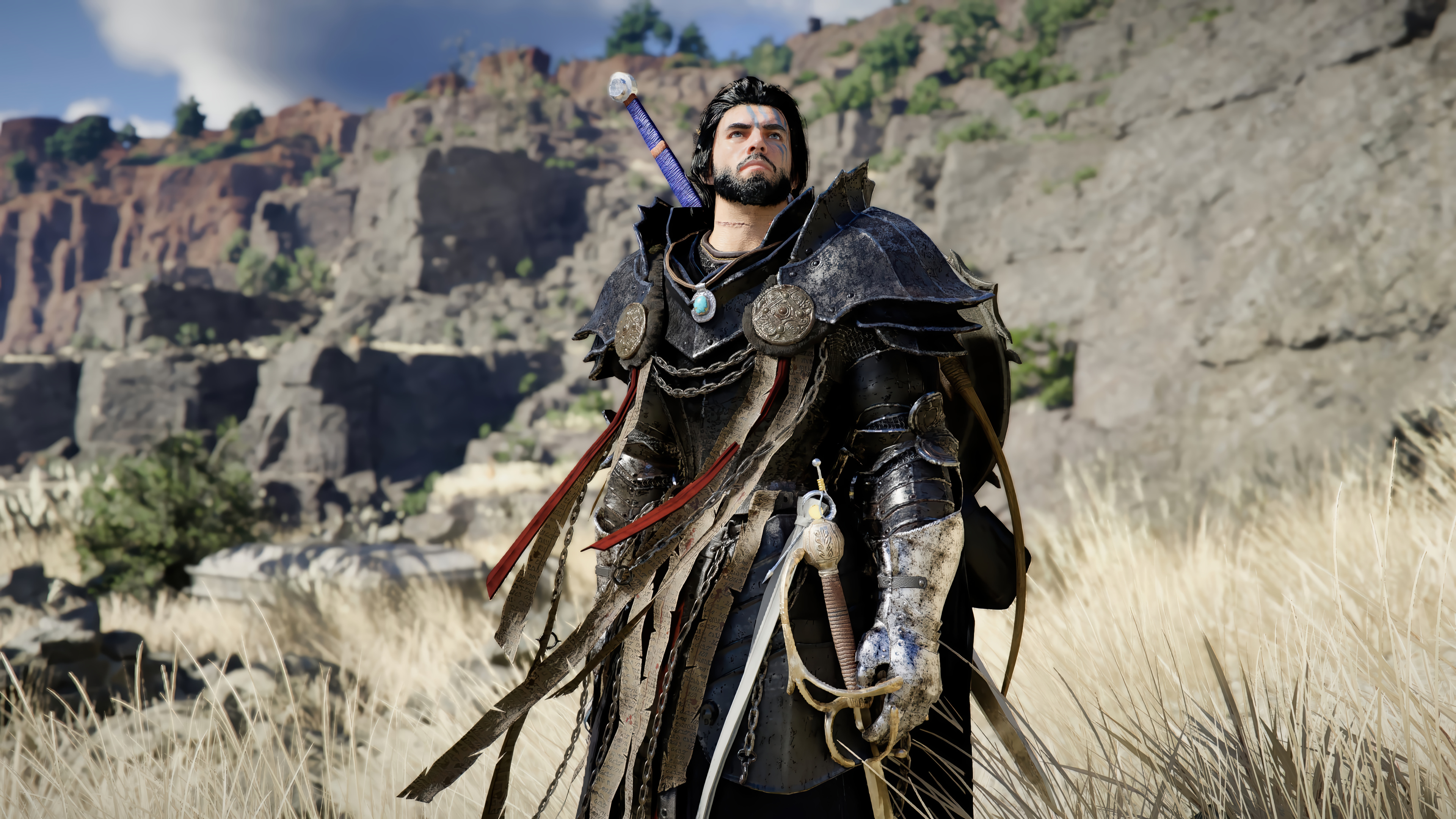 Black Knight on Grassland Hill