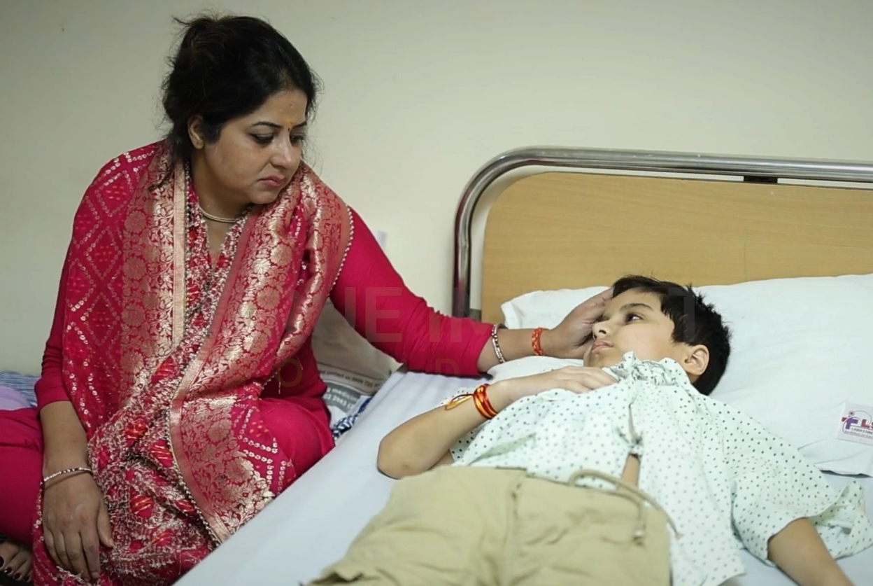 Mother with Harshit