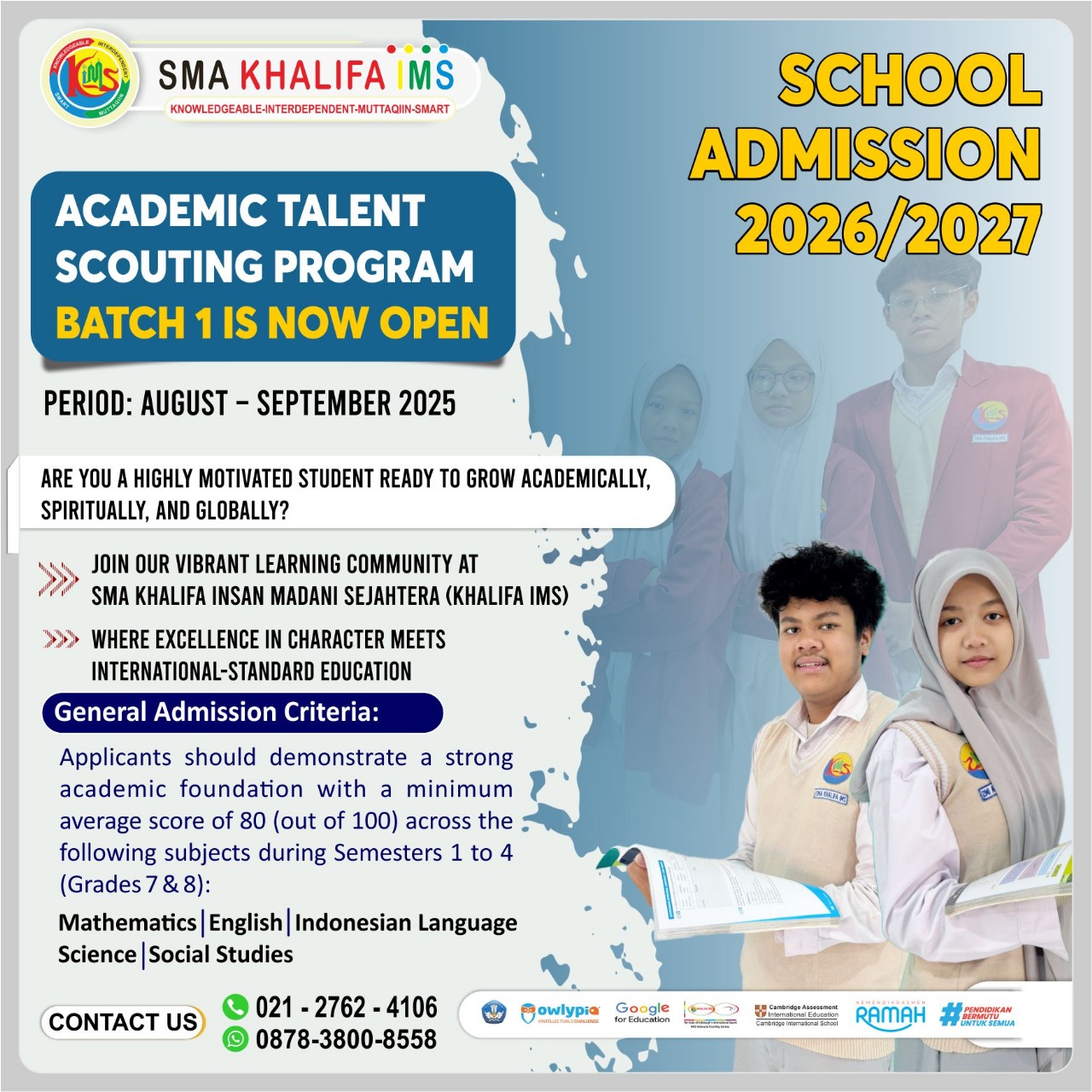 SMA Khalifa IMS