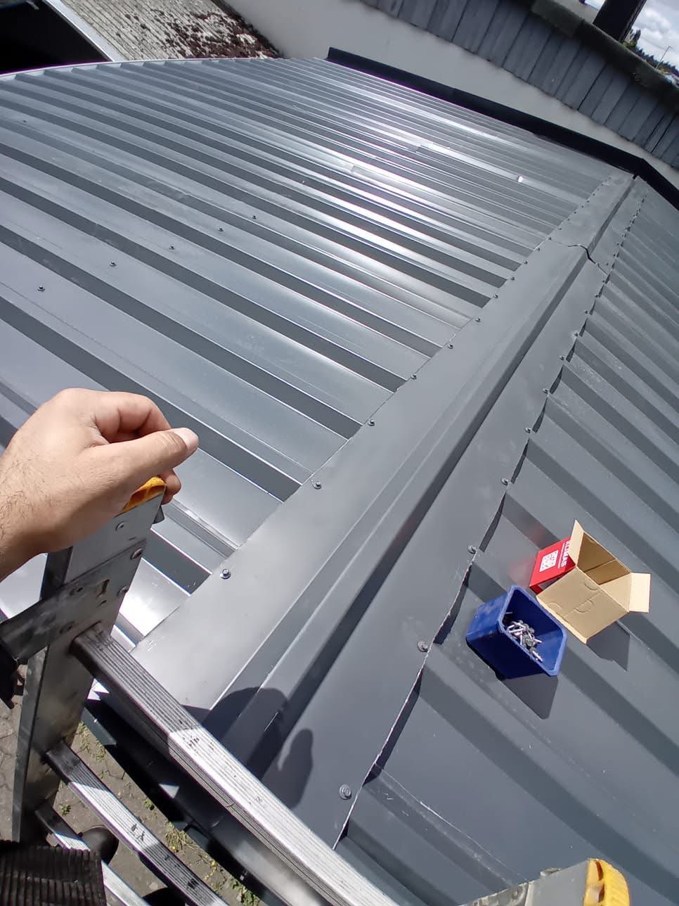 Dachreparatur – Blecharbeiten
