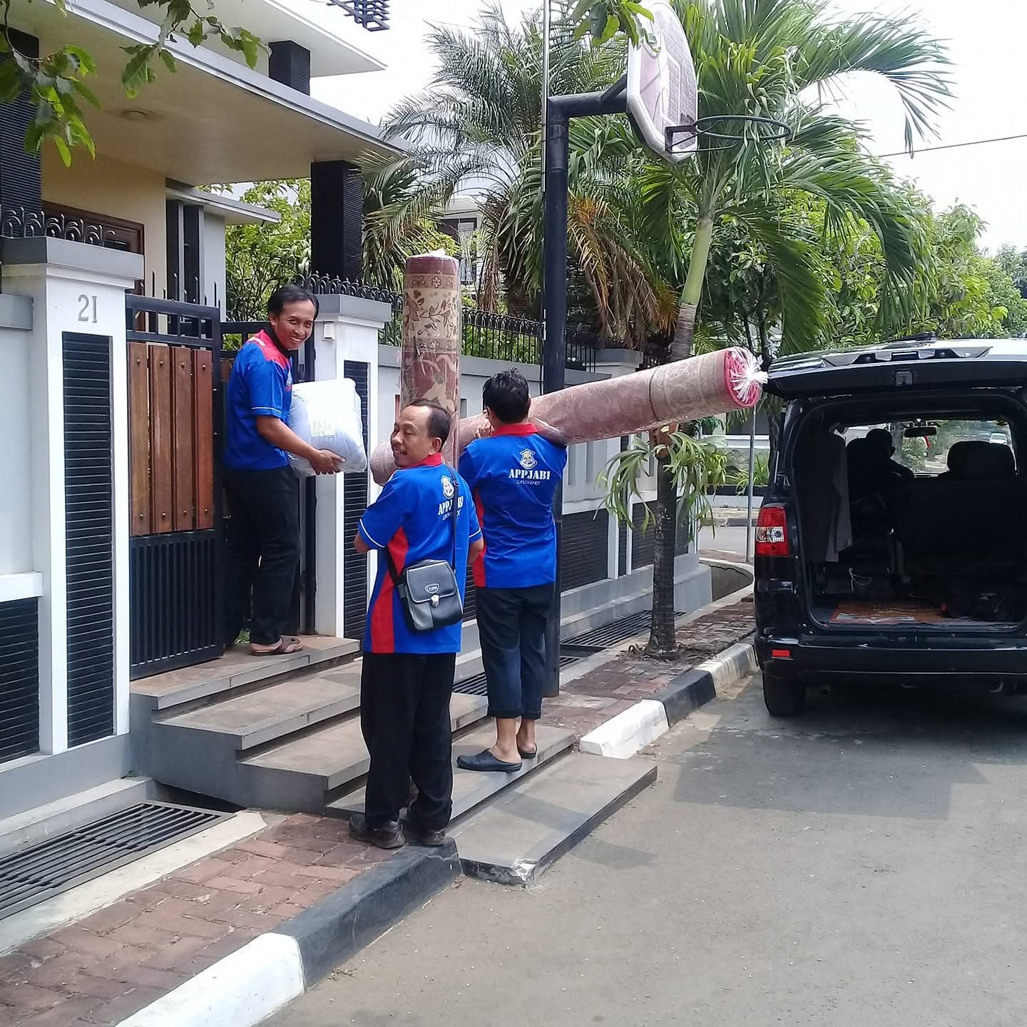 Tim Pengantaran Beyfresh Laundry