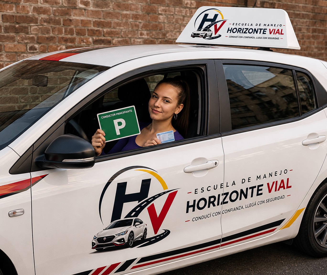 Vehiculo de Horizonte Vial para rendir el examen