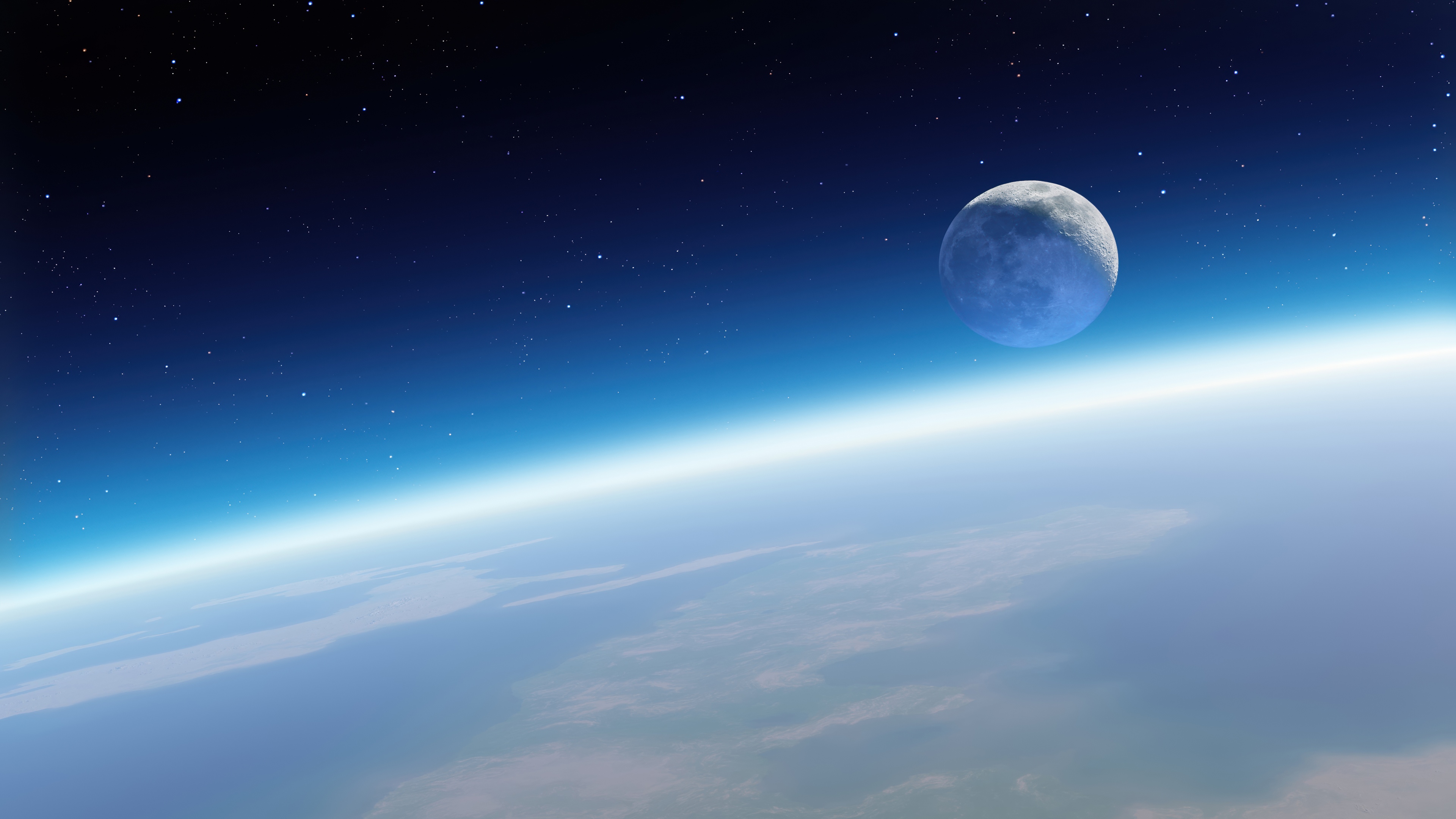 Mountain Lion Moon Space