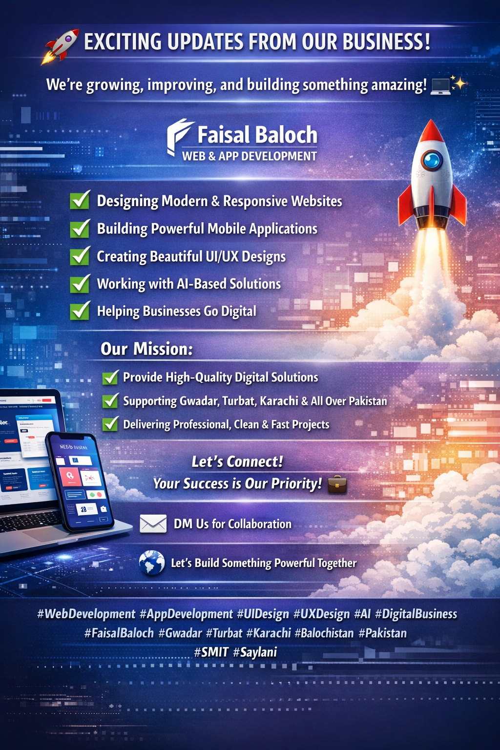 Faisal Baloch Working