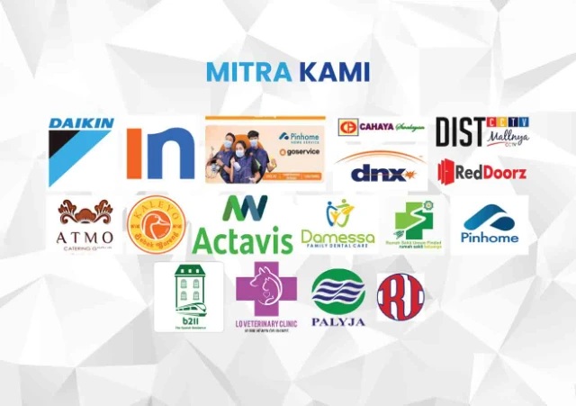 Logo-logo mitra perusahaan yang bekerja sama