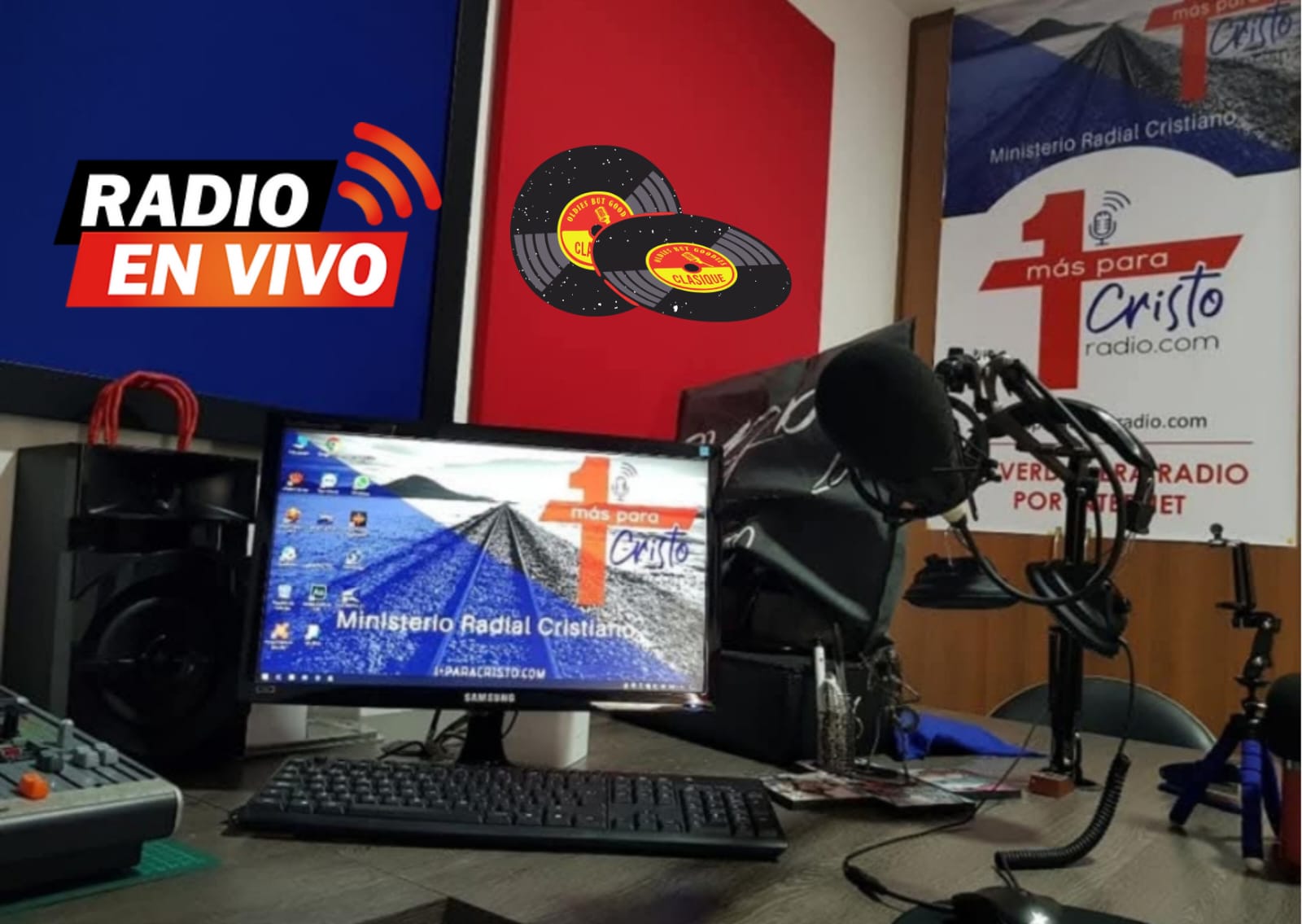 Estudio de 1+ Para Cristo Radio