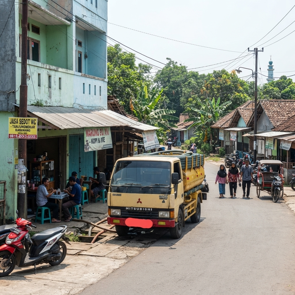 Armada sedot WC di Tanjungmekar Karawang