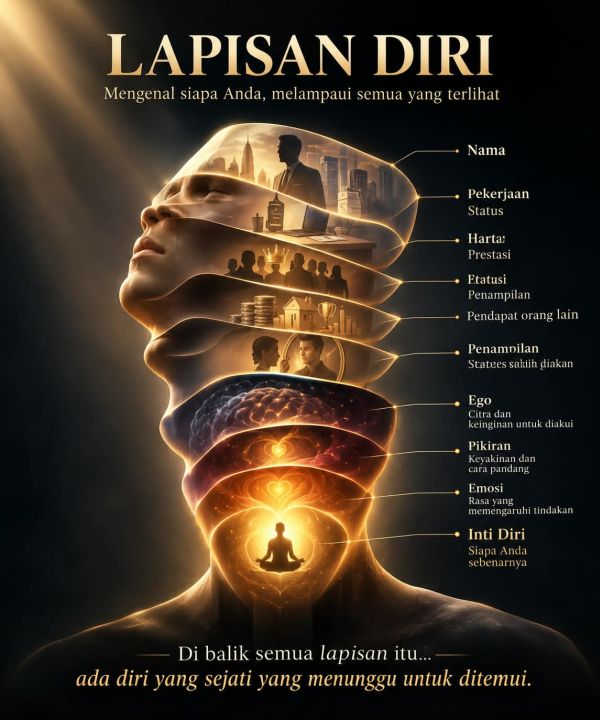 Lapisan Diri — Mengenal siapa Anda melampaui semua yang terlihat
