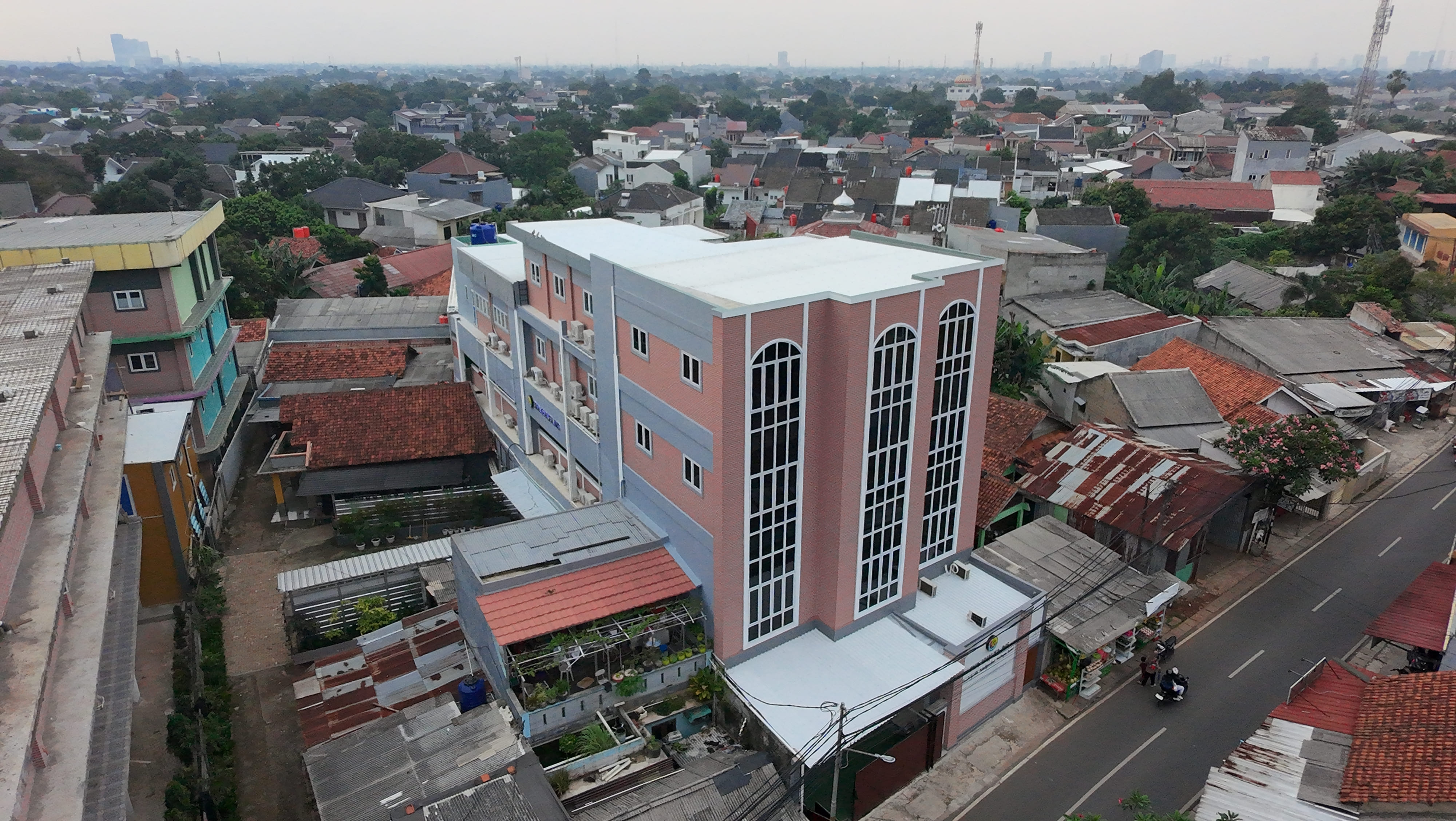 School Building Aerial View