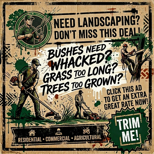 Landscaping service ad