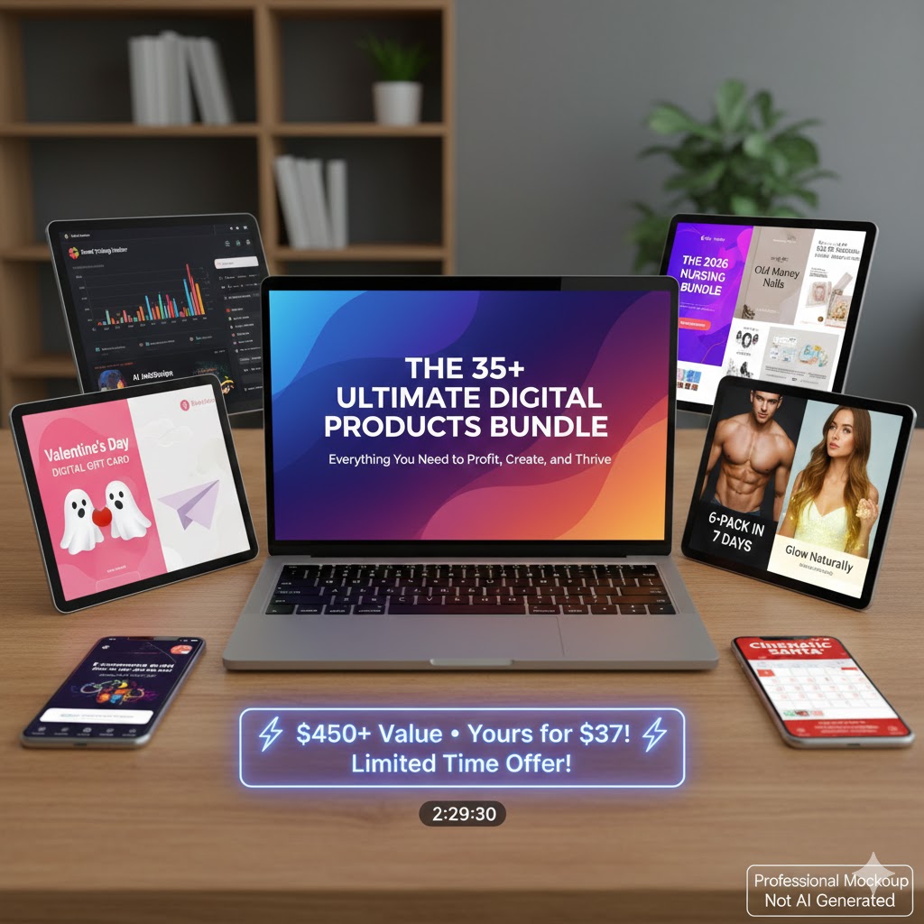 The 35+ Ultimate Digital Products Bundle