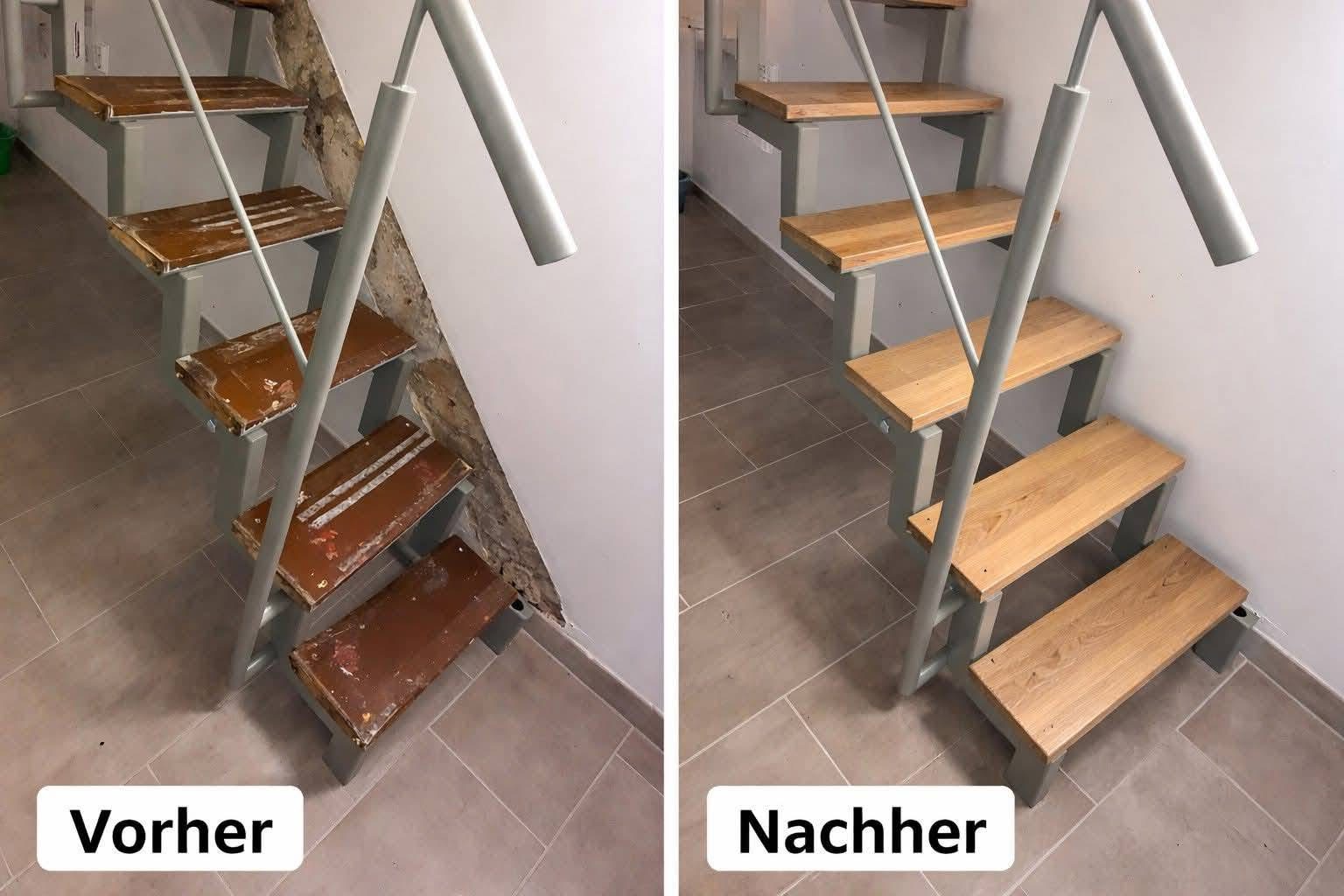 Treppen Vorher Nachher