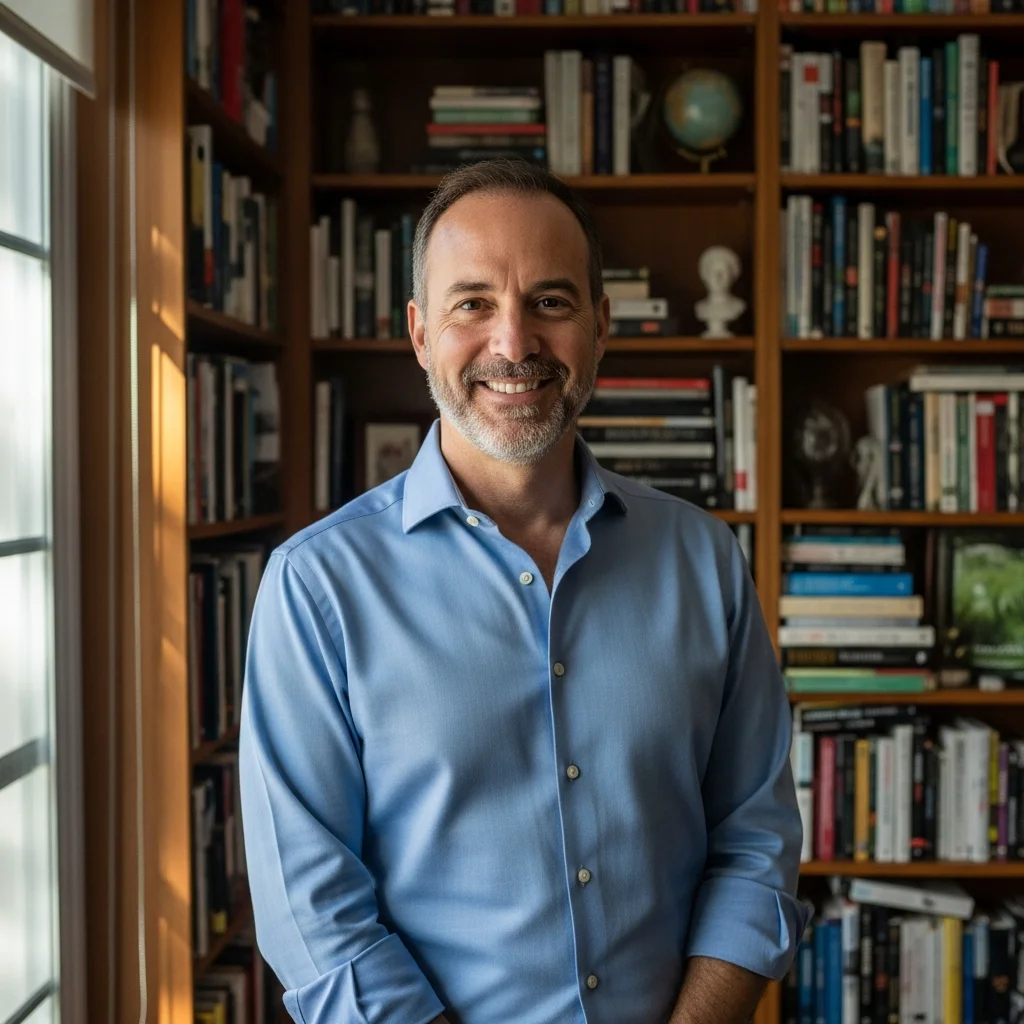 Foto de Rafael Mendoza, autor do livro