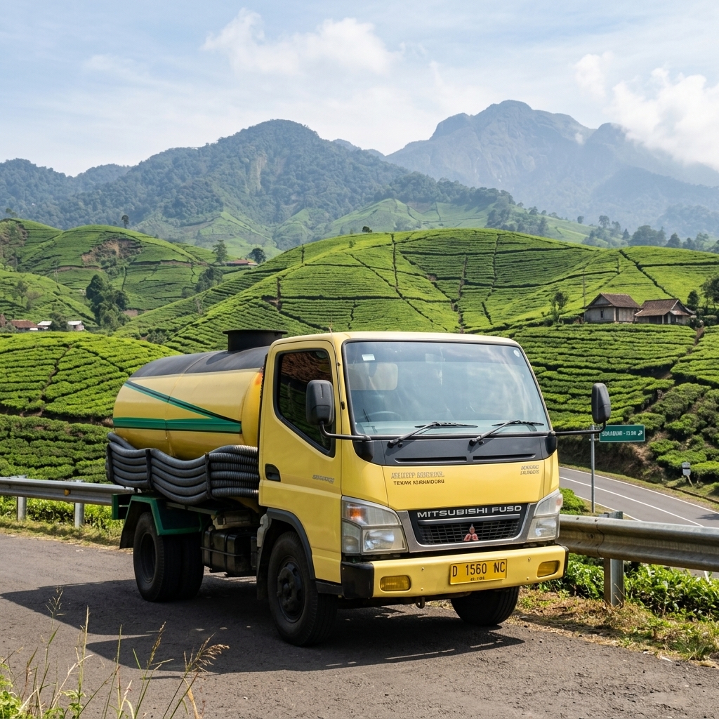 Armada Truk Mitsubisi Fuso PT Hadi Jaya Nusantara
