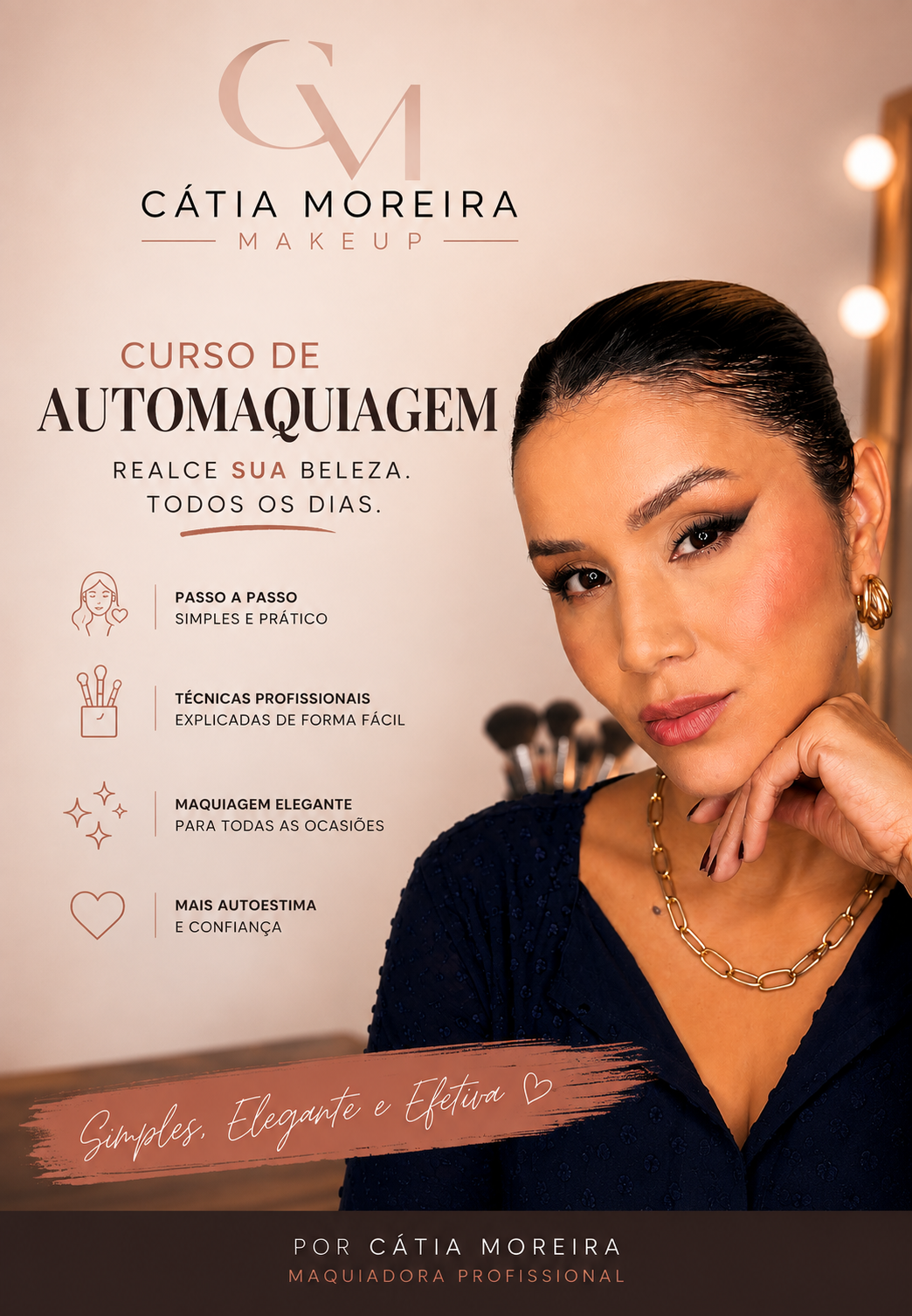 Curso de Automaquiagem Cátia Moreira