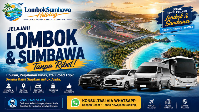 Jelajah Lombok Sumbawa Tanpa Ribet