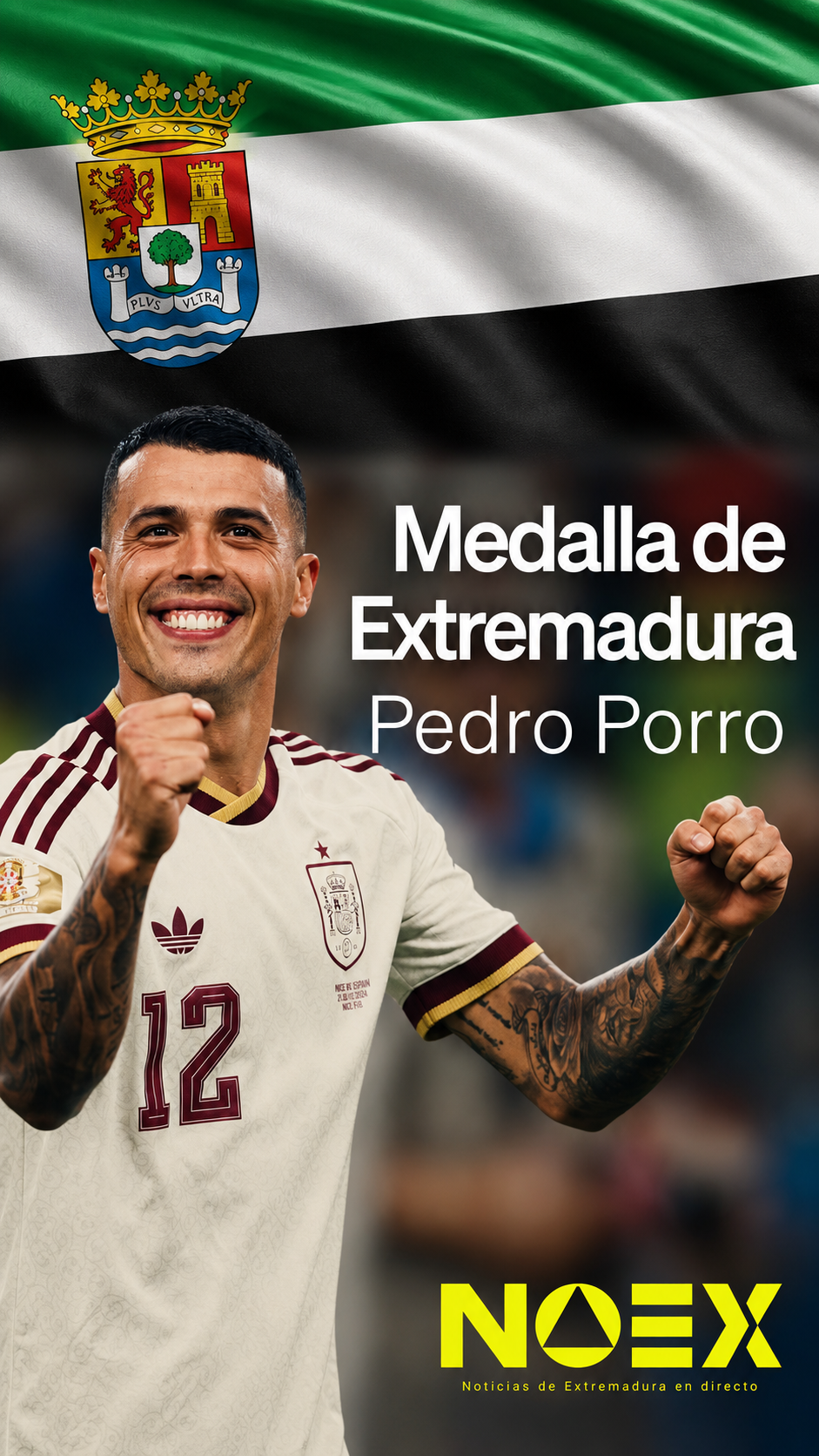 Pedro Porro Medalla de Extremadura