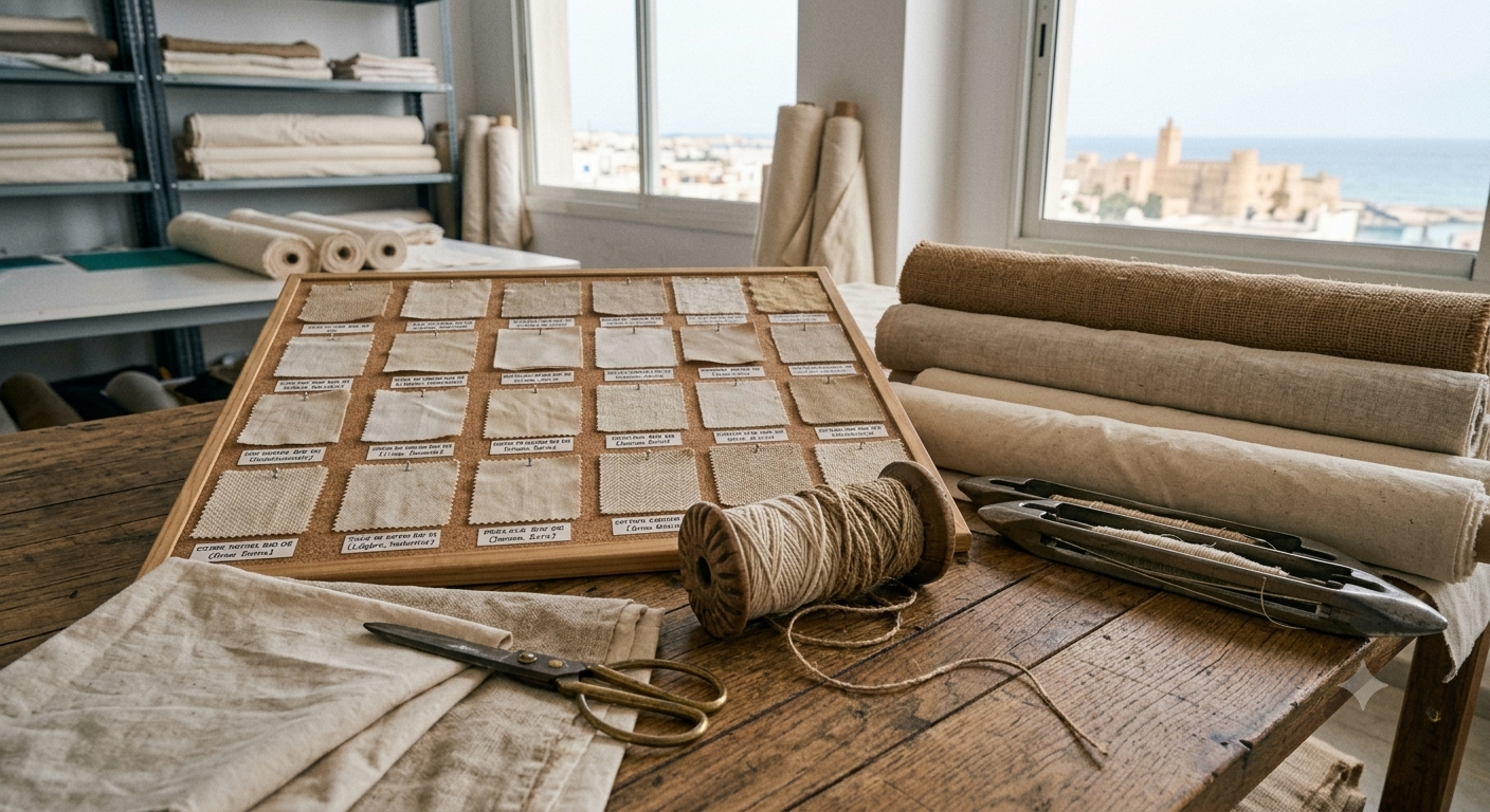 Atelier de développement textile — Échantillons B&I Confection