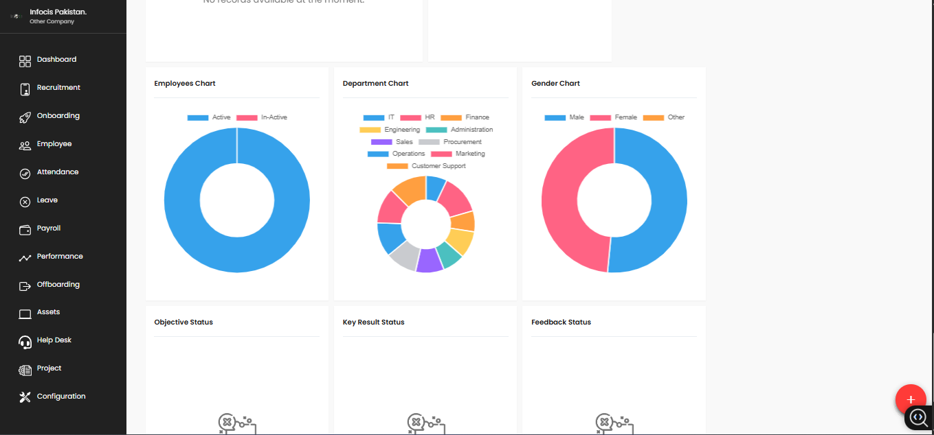 Main Dashboard Screenshot