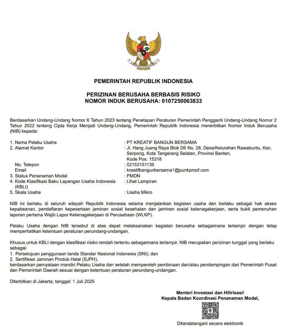Surat Ijin Usaha