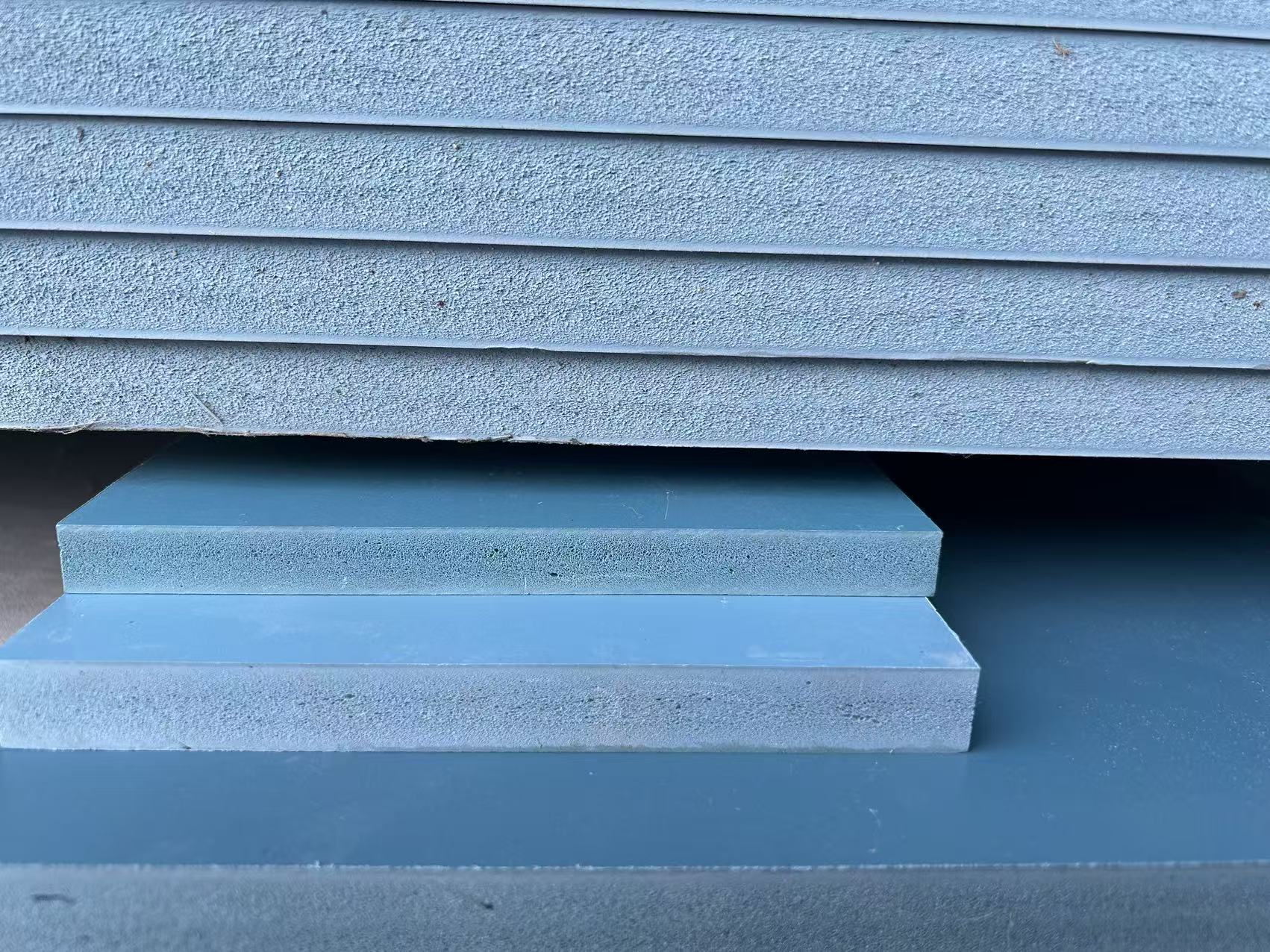 Architectural PVC formwork panel for fair-faced concrete finish