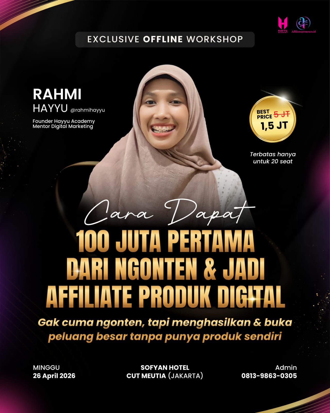 Flyer Workshop Rahmi Hayyu