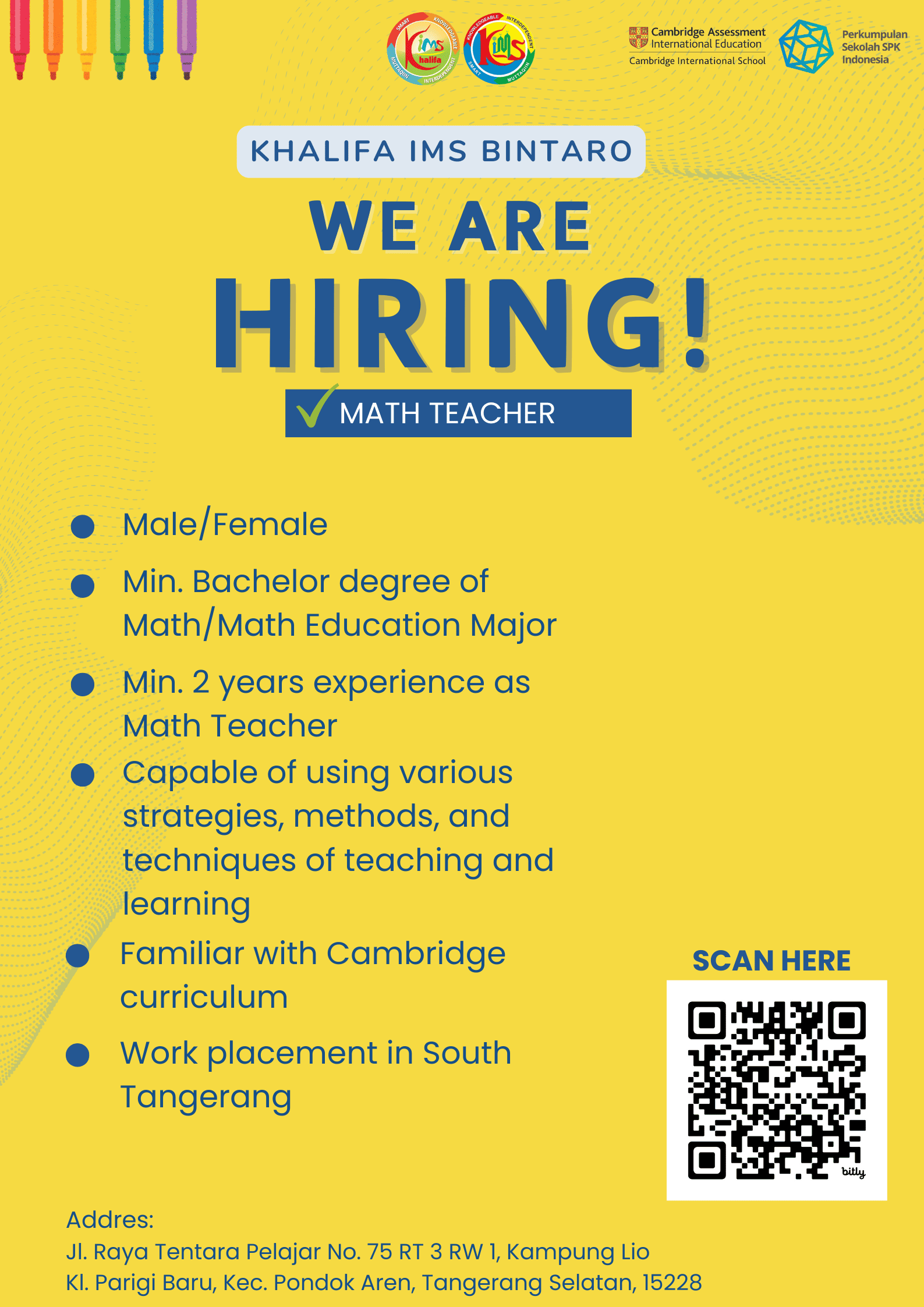 Math Teacher Recruitment