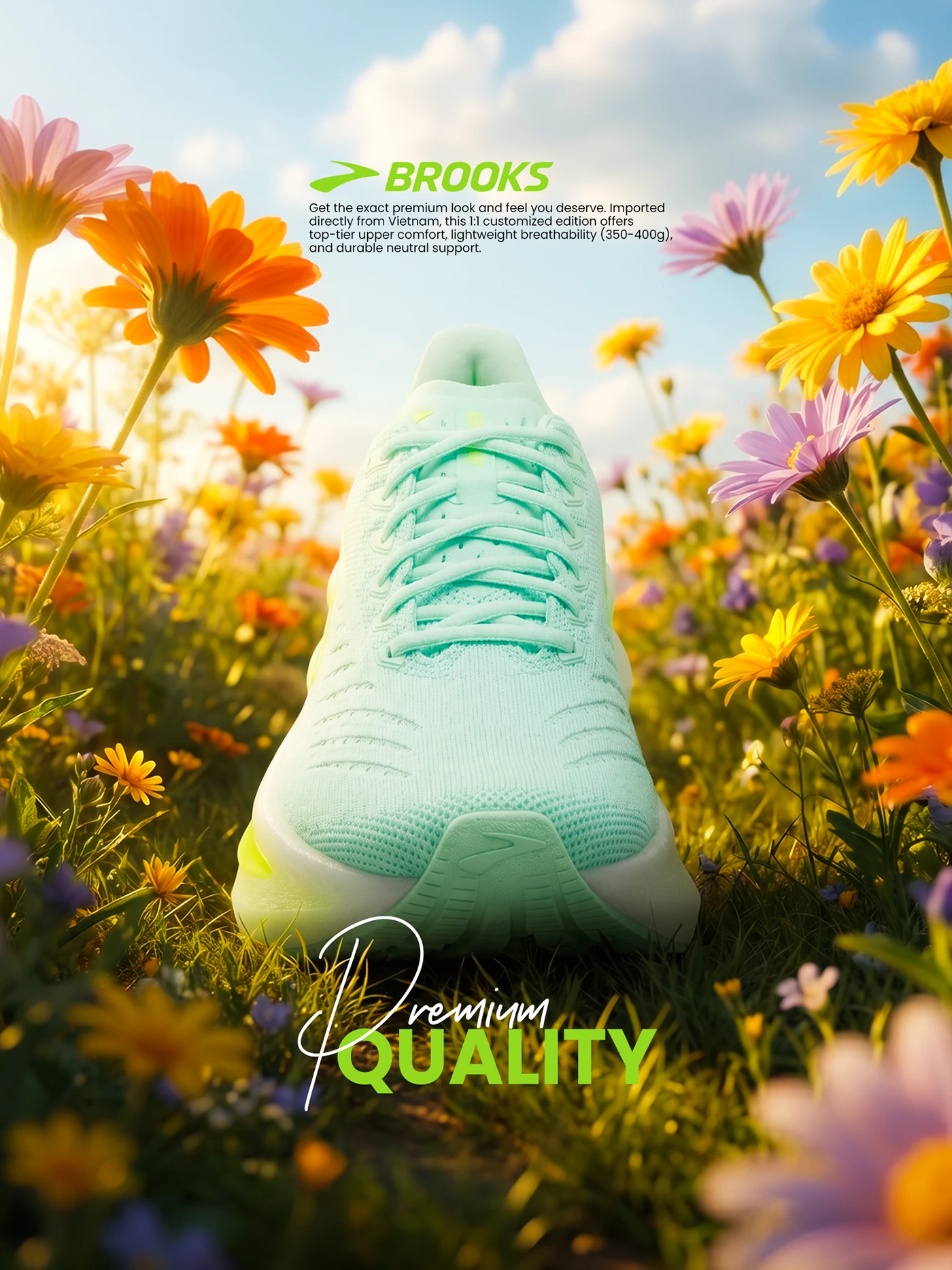 Ai Assisted Shoe Advertising Design