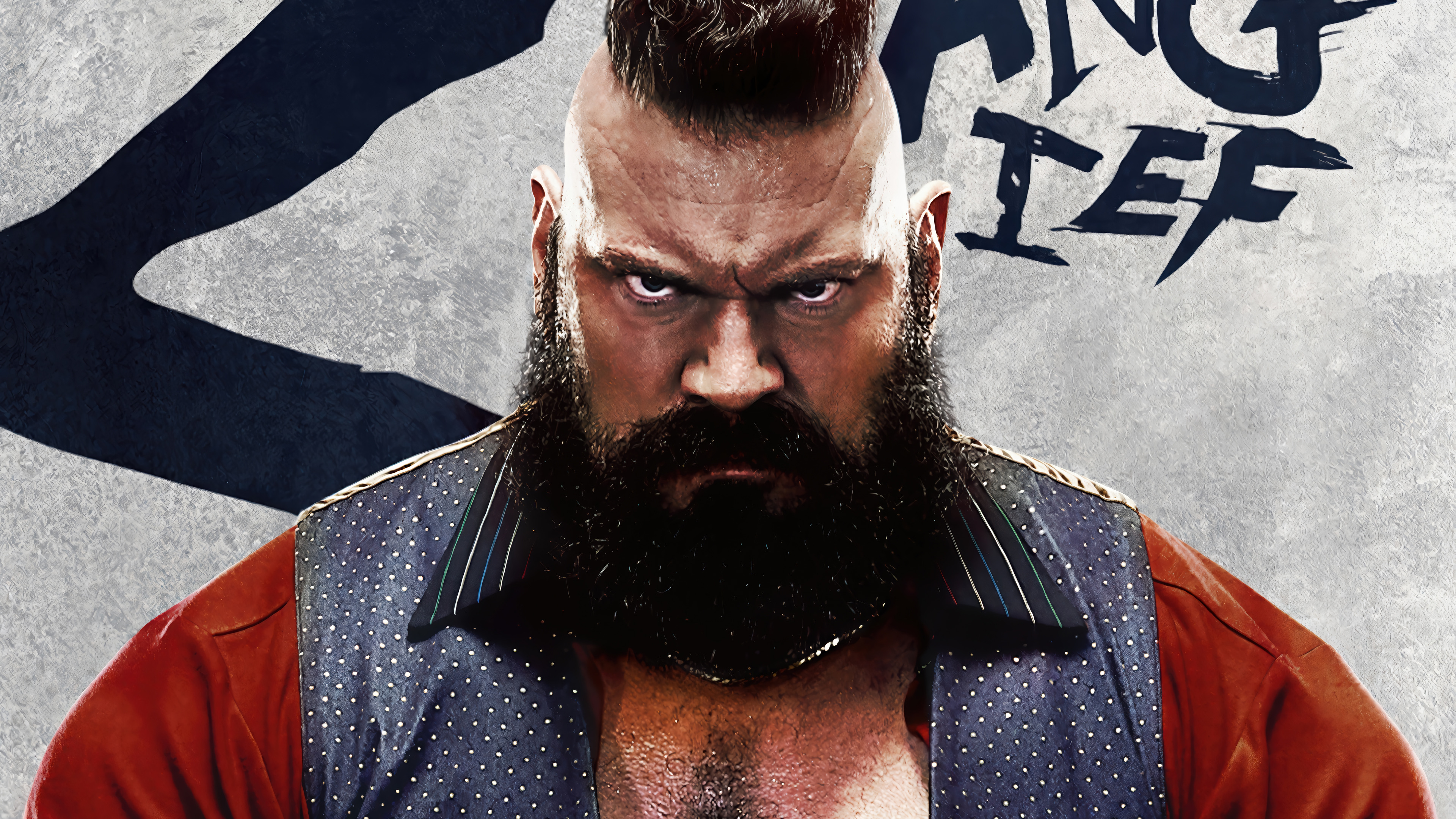 Beard Red Vest Studs Movie