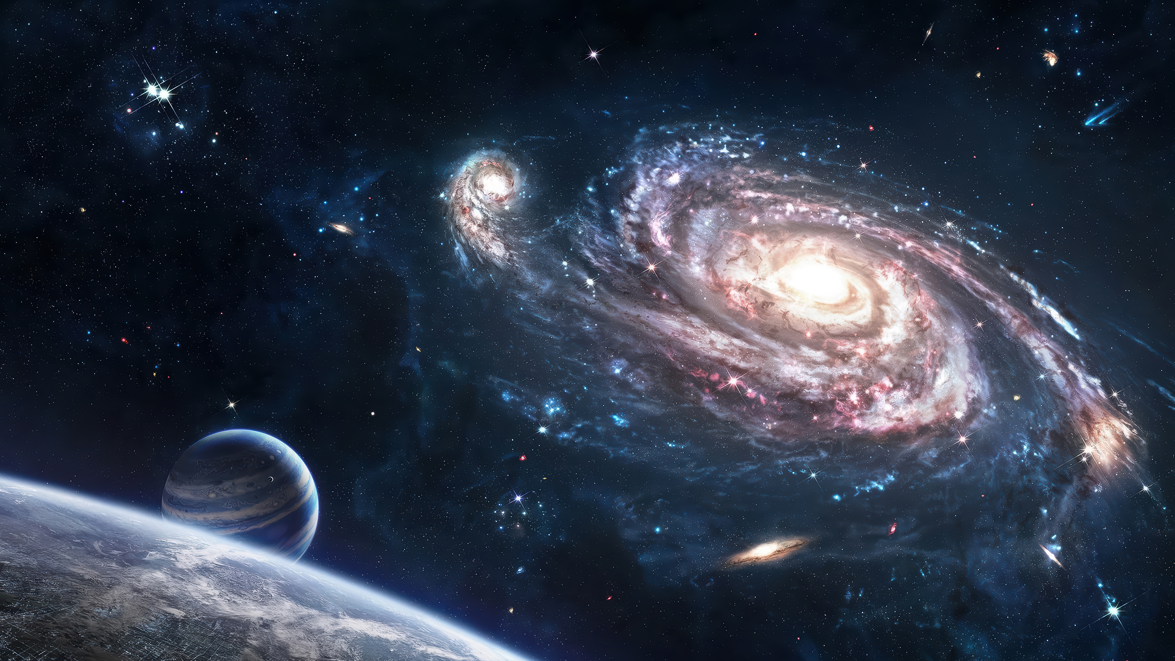 Deep Space Galaxy Space