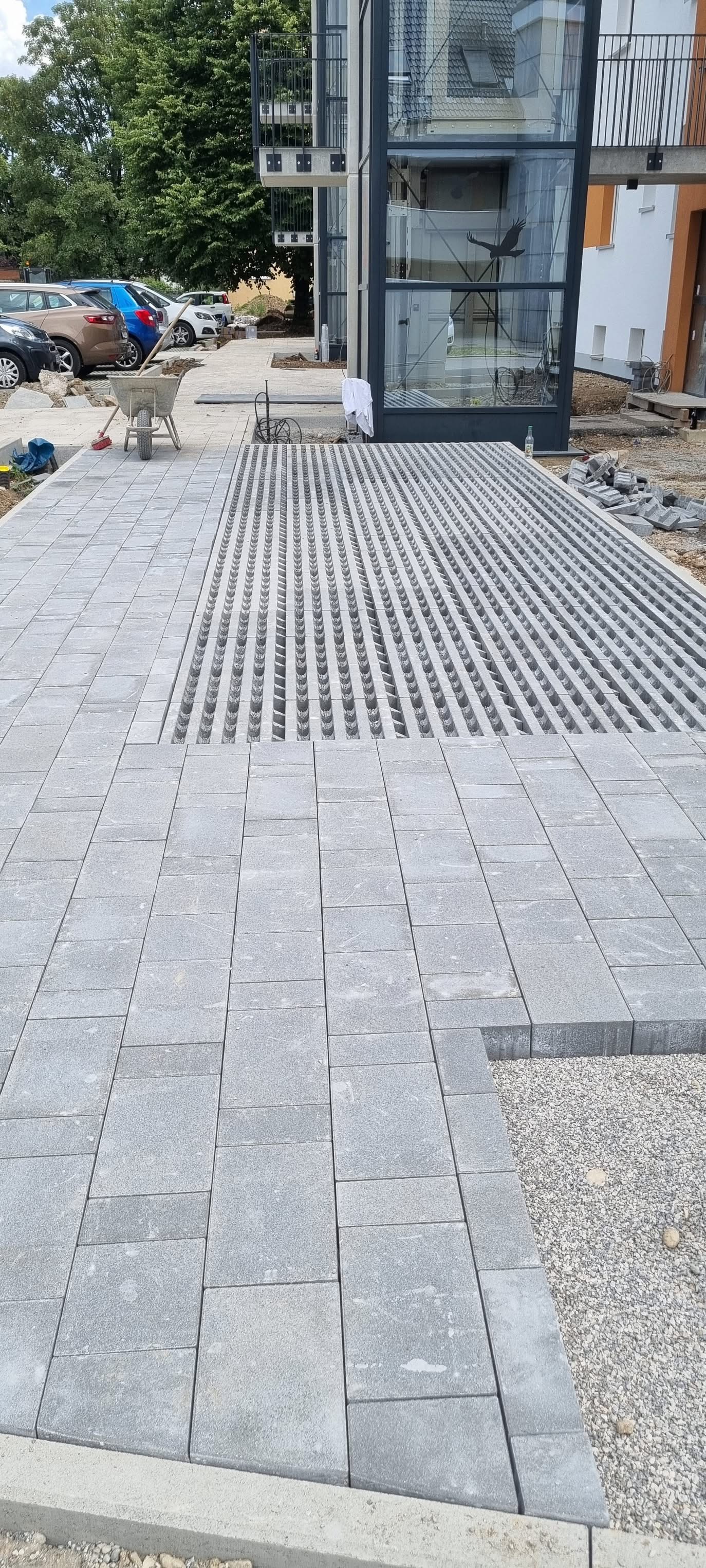 Moderne Pflasterarbeiten
