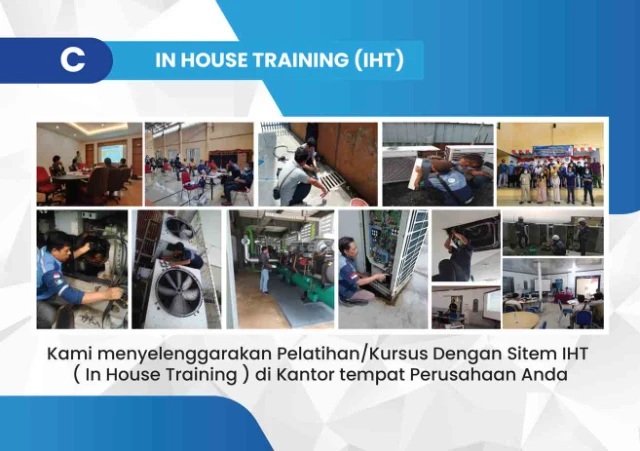 Suasana pelatihan In House Training service AC