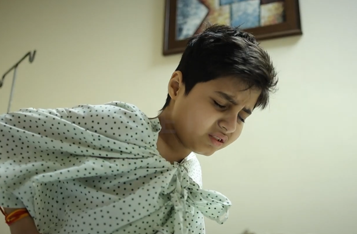 Harshit in hospital
