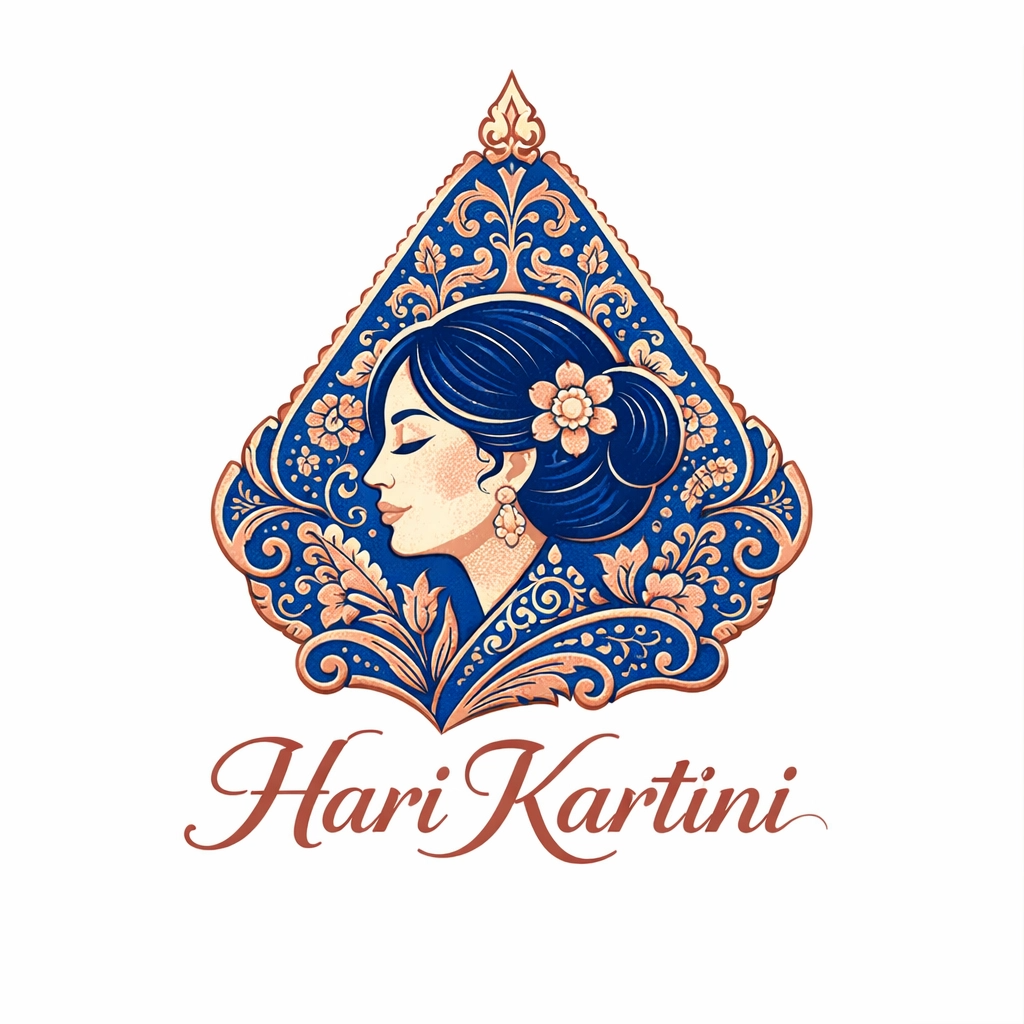 Logo Hari Kartini 2026 – Siluet Elegan dengan Bunga Melati dan Matahari Terbit