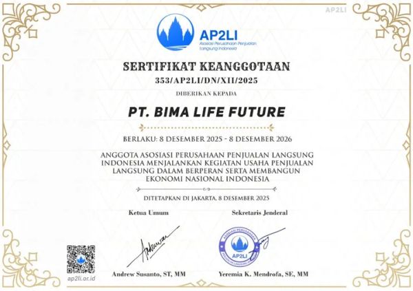 Sertifikat AP2LI
